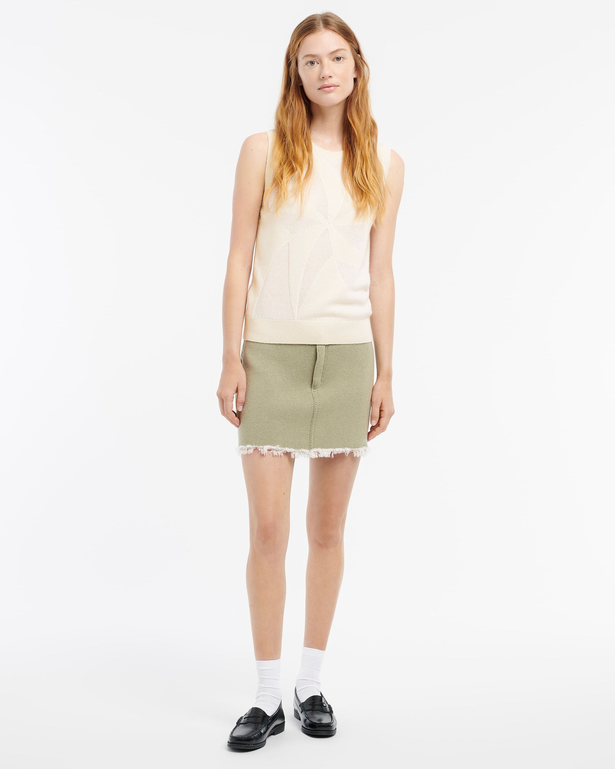 Top en cachemire ultra fin et coton | Barrie - Barrie