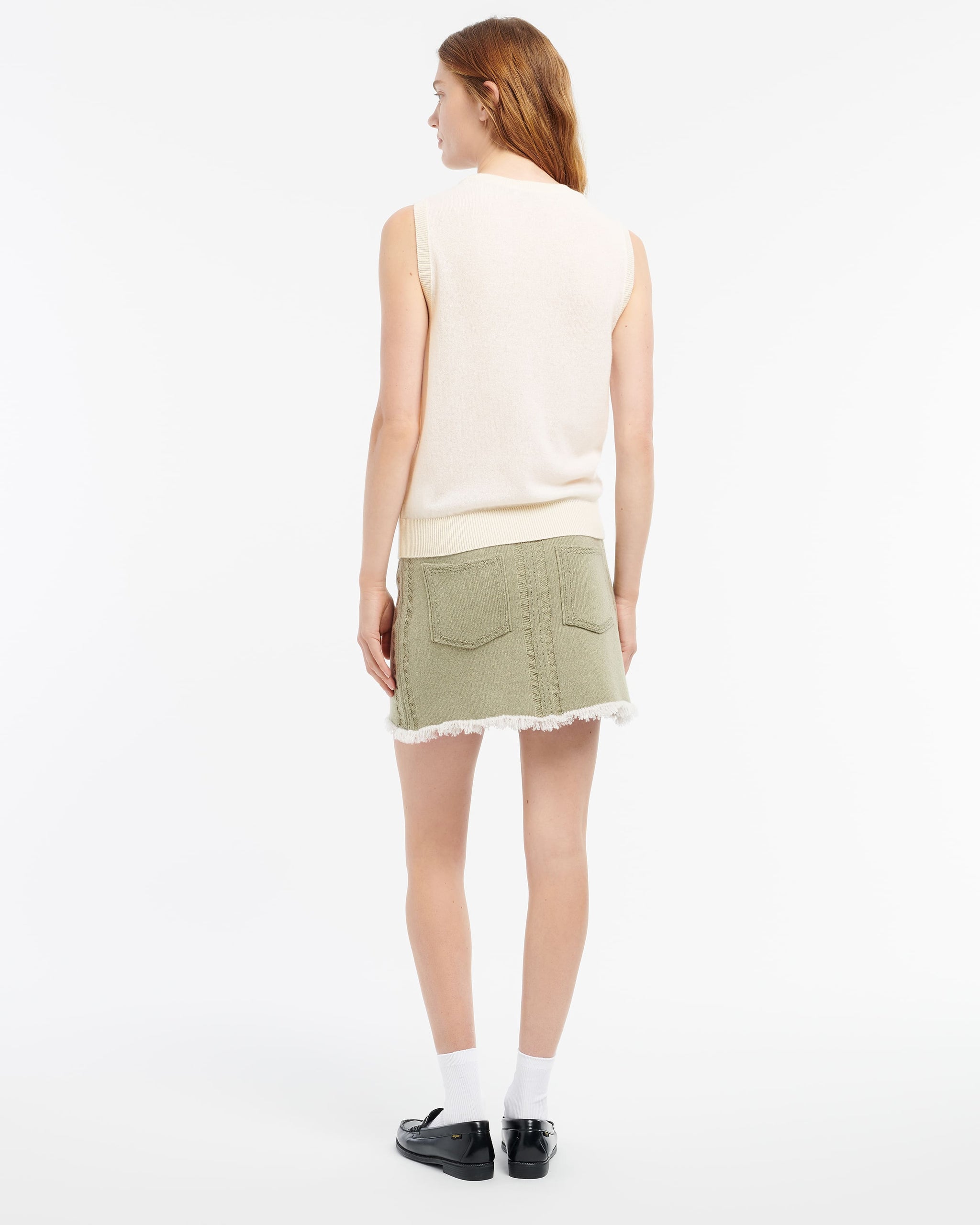 Top en cachemire ultra fin et coton | Barrie - Barrie