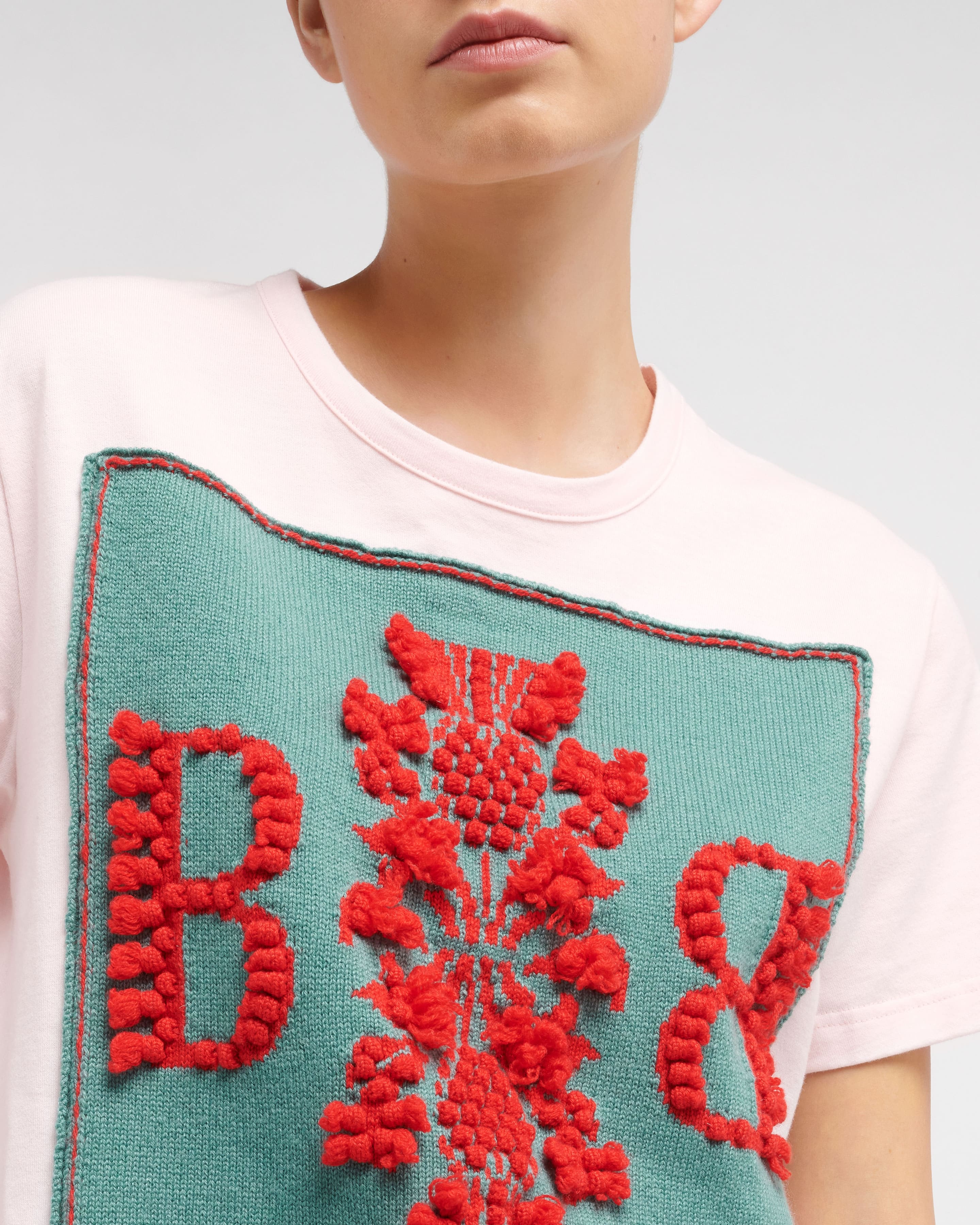 Barrie fine-knit cashmere top - Red