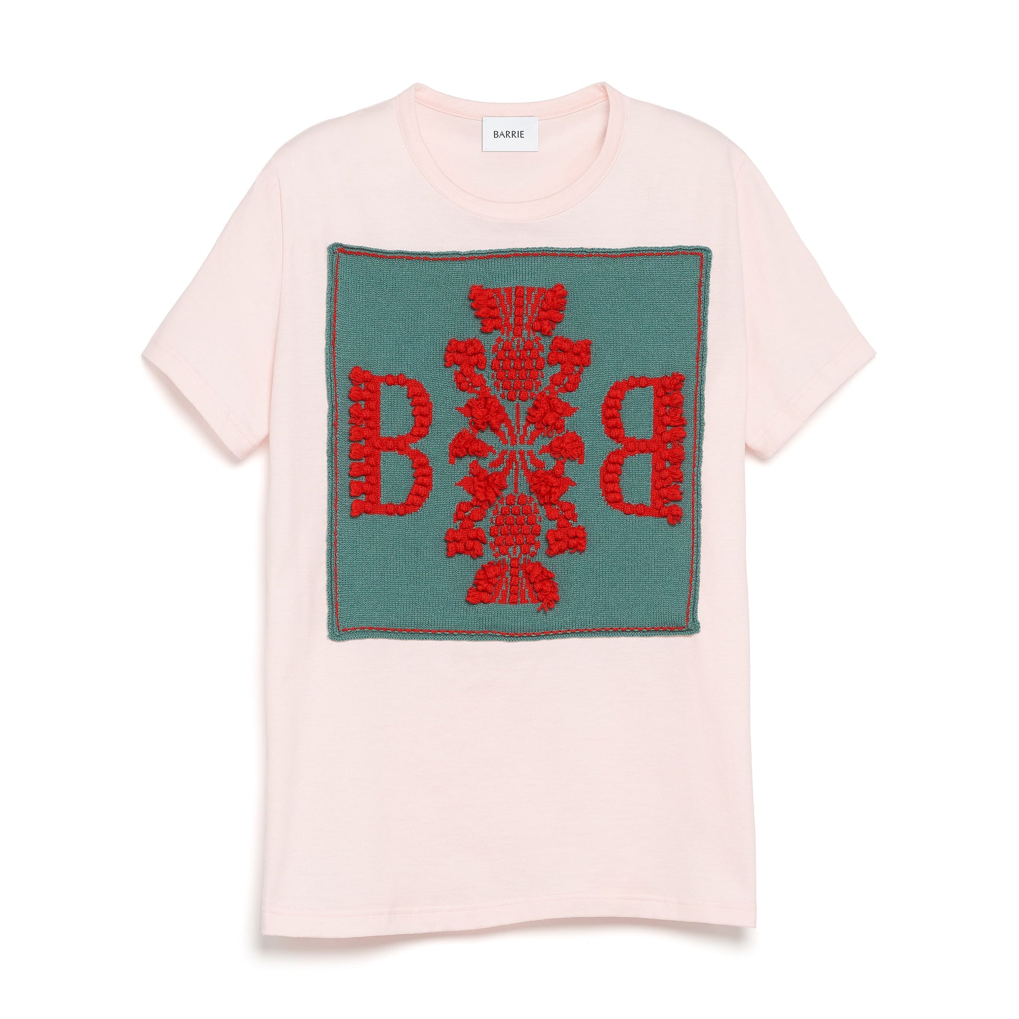 T-shirt with Barrie logo cashmere patch | Barrie - Barrie