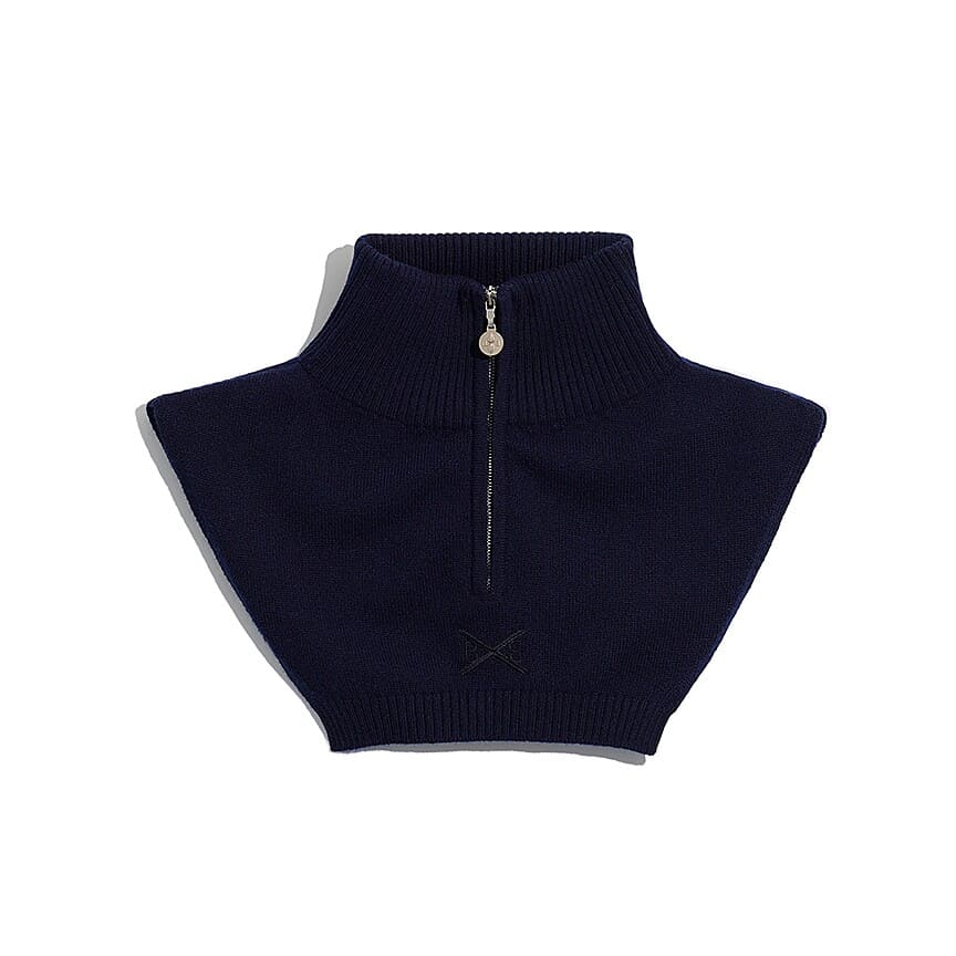 Zipped cashmere collar | Barrie - Barrie