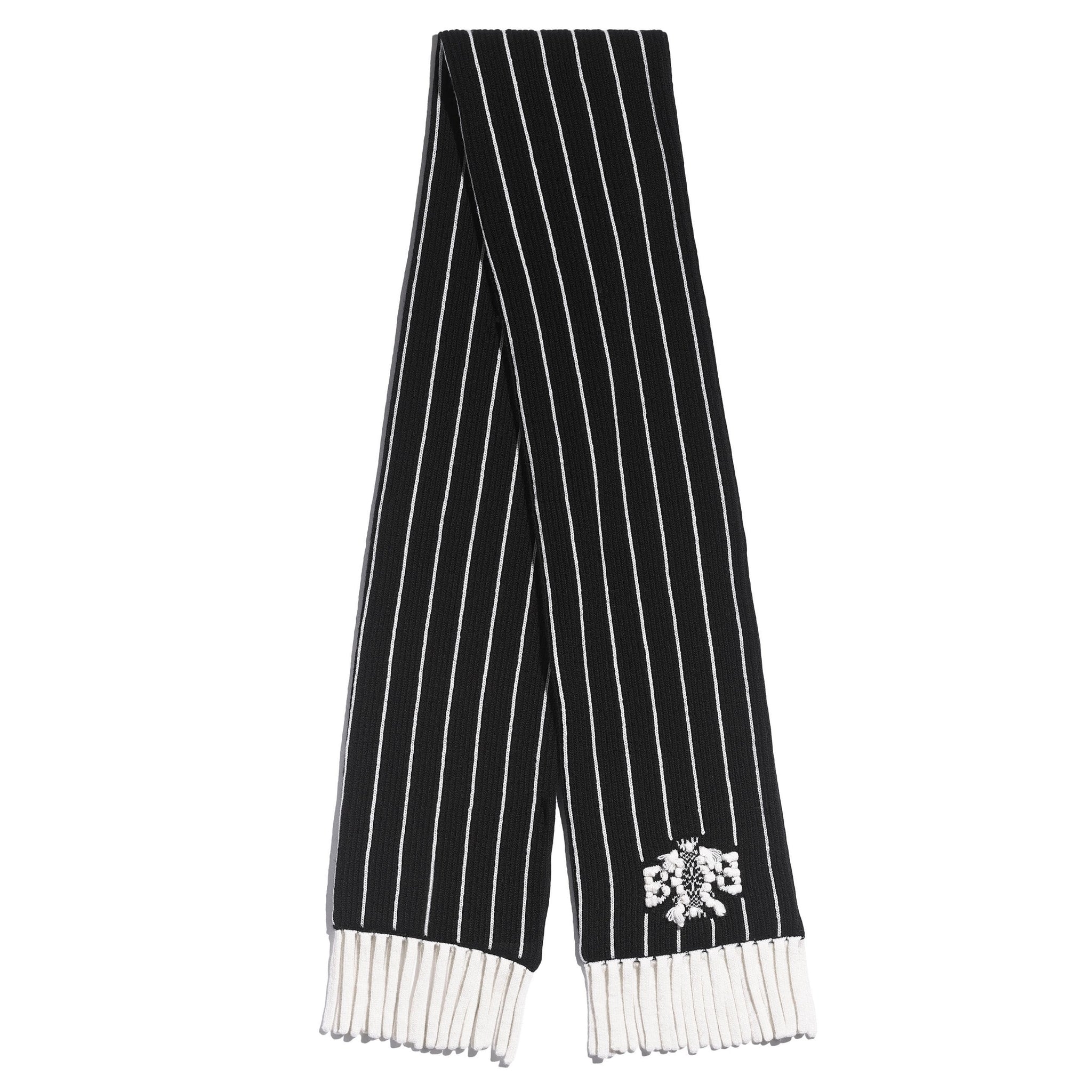 Cashmere striped scarf | Barrie - Barrie