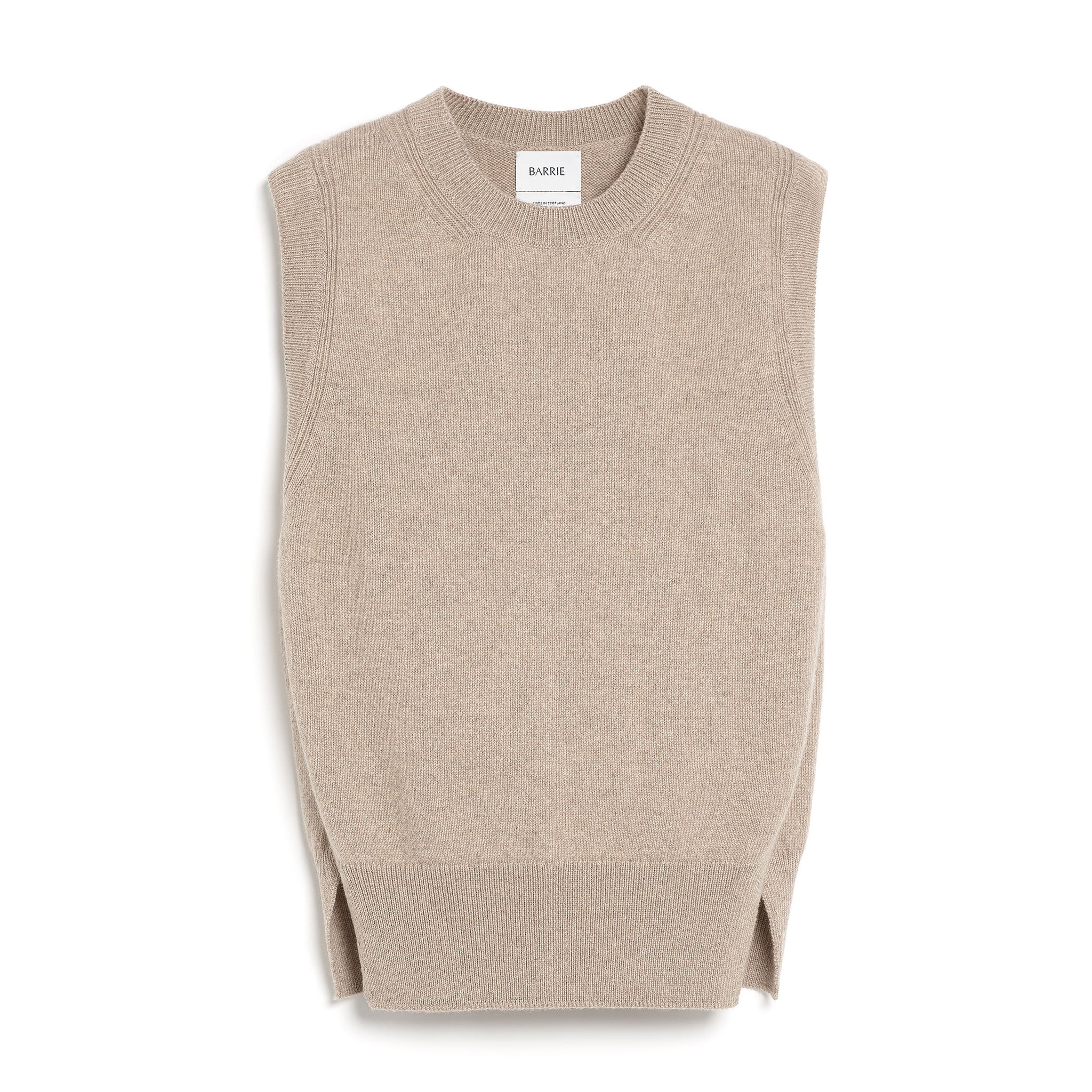 Iconic sleeveless cashmere jumper | Barrie - Barrie