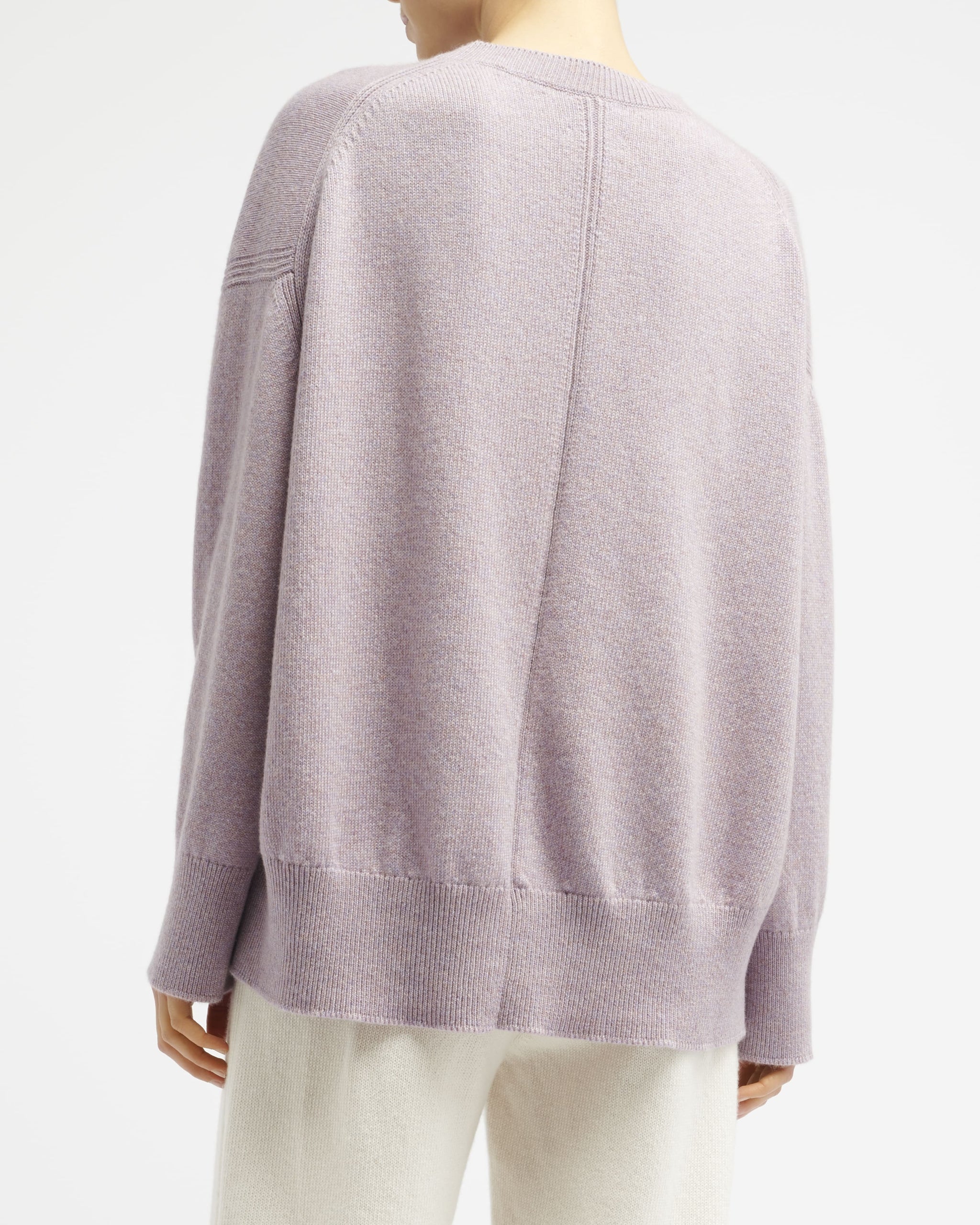 Pull col rond oversize en cachemire | Barrie - Barrie