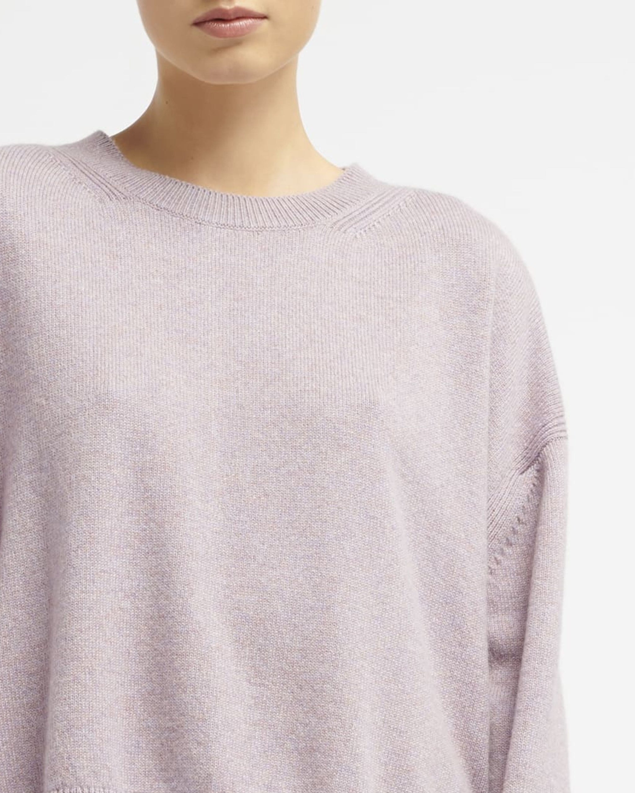 Pull col rond oversize en cachemire | Barrie - Barrie