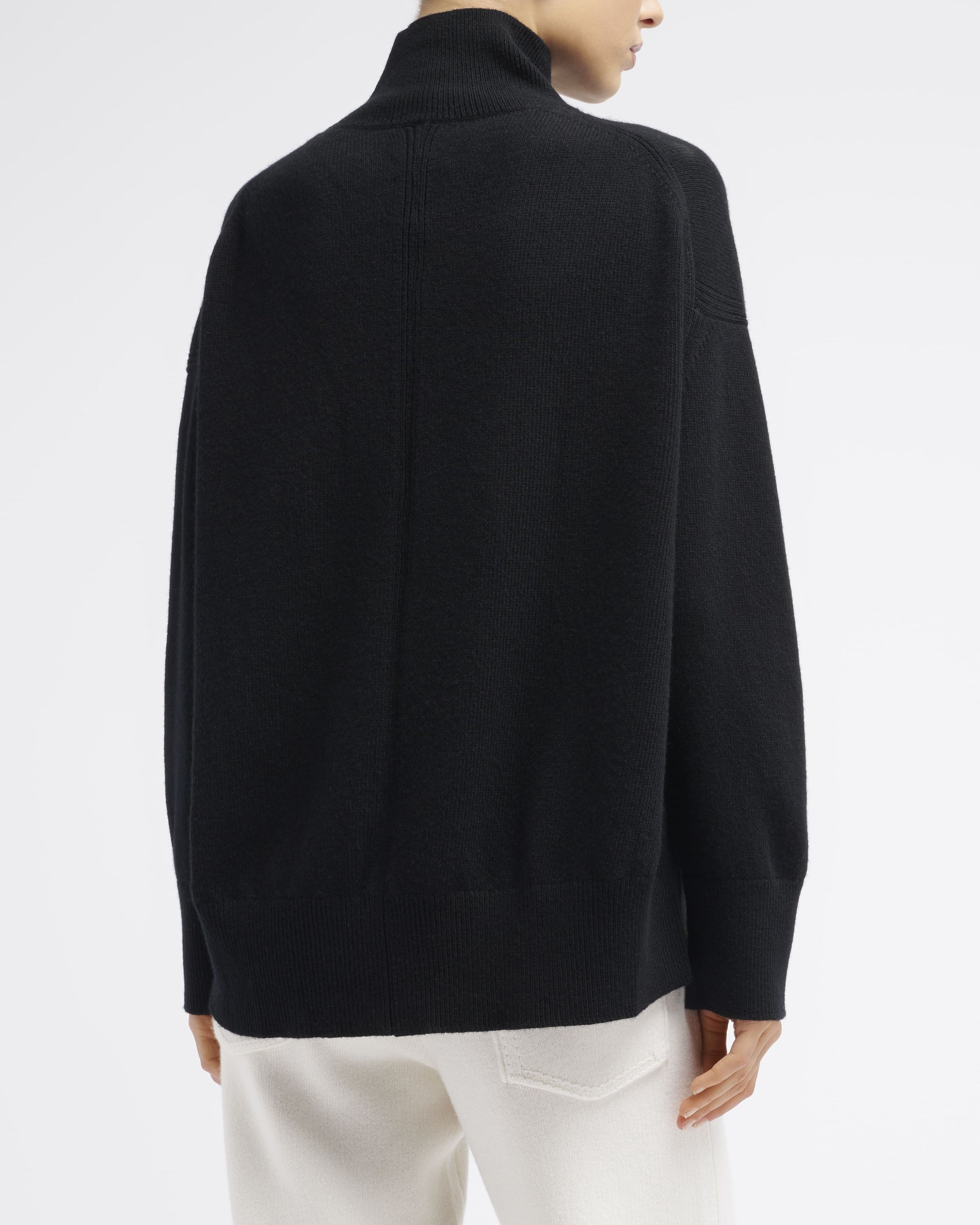 Iconic oversized roll-neck cashmere jumper | Barrie - Barrie