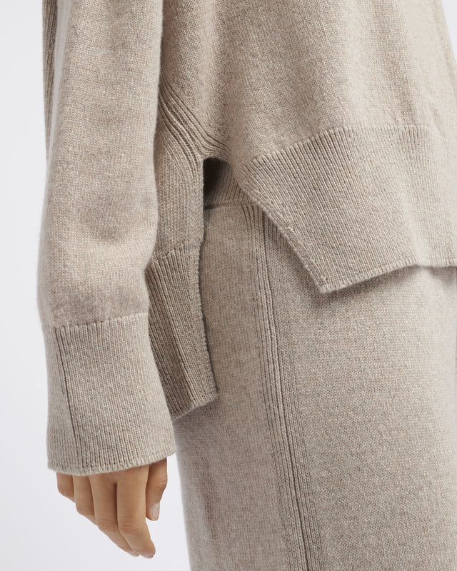 Pull col roulé oversize en cachemire | Barrie - Barrie