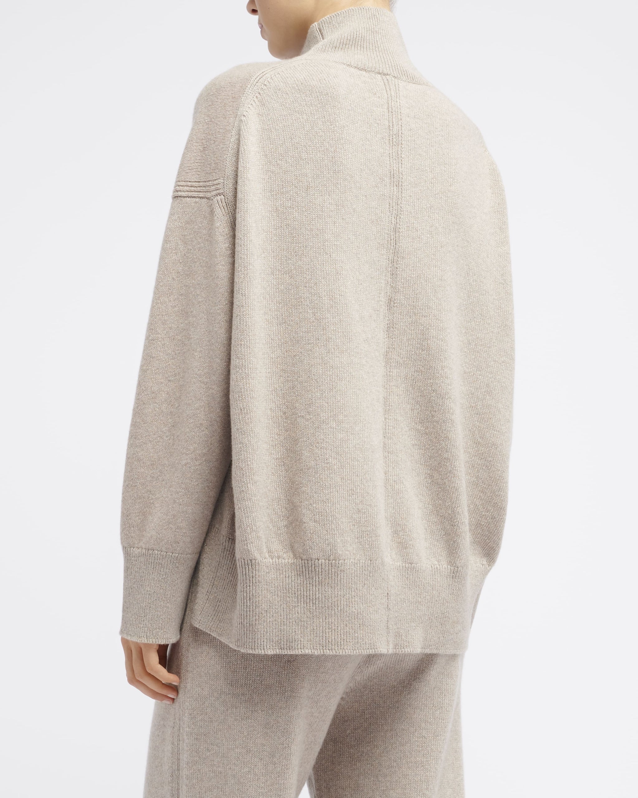 Pull col roulé oversize en cachemire | Barrie - Barrie