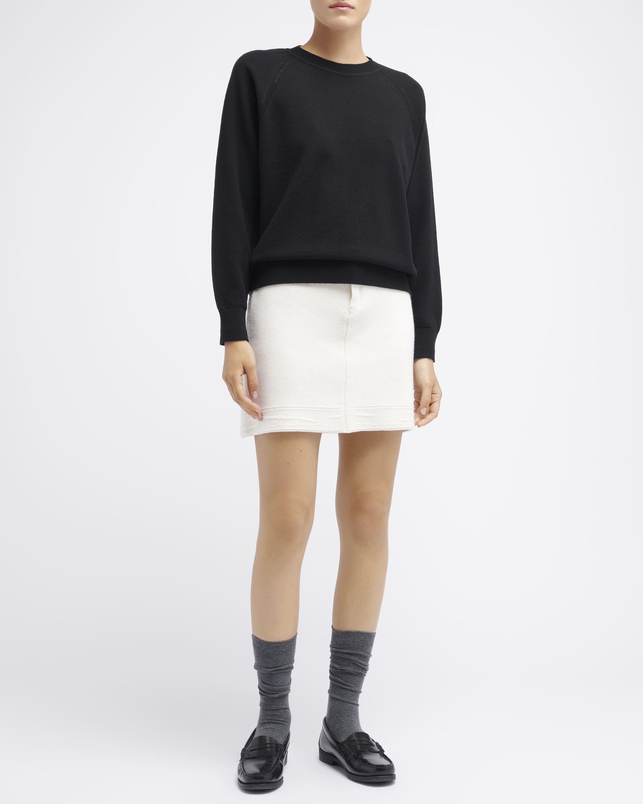 캐시미어 라운드넥 니트웨어 | Barrie - Barrie