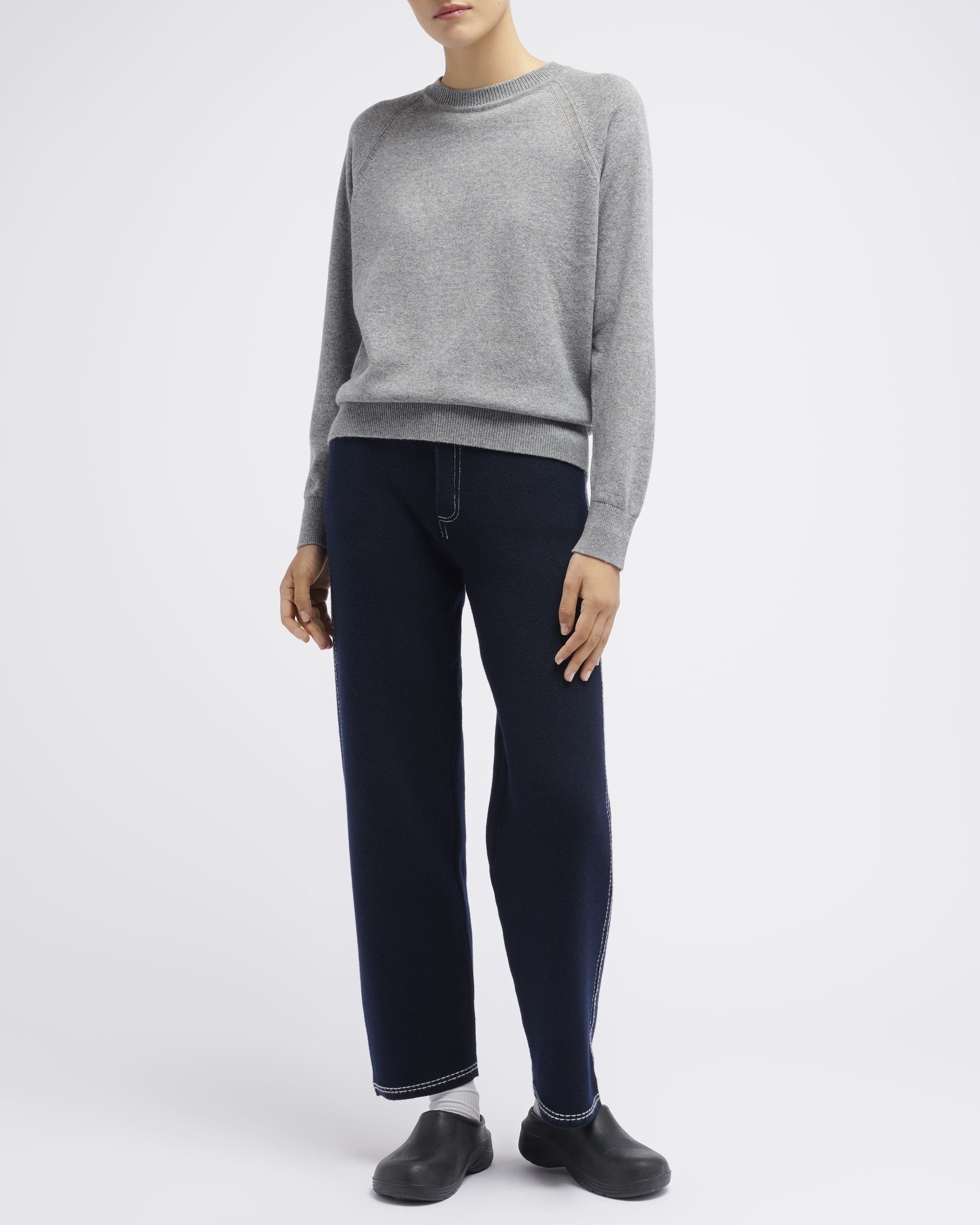 캐시미어 라운드넥 니트웨어 | Barrie - Barrie