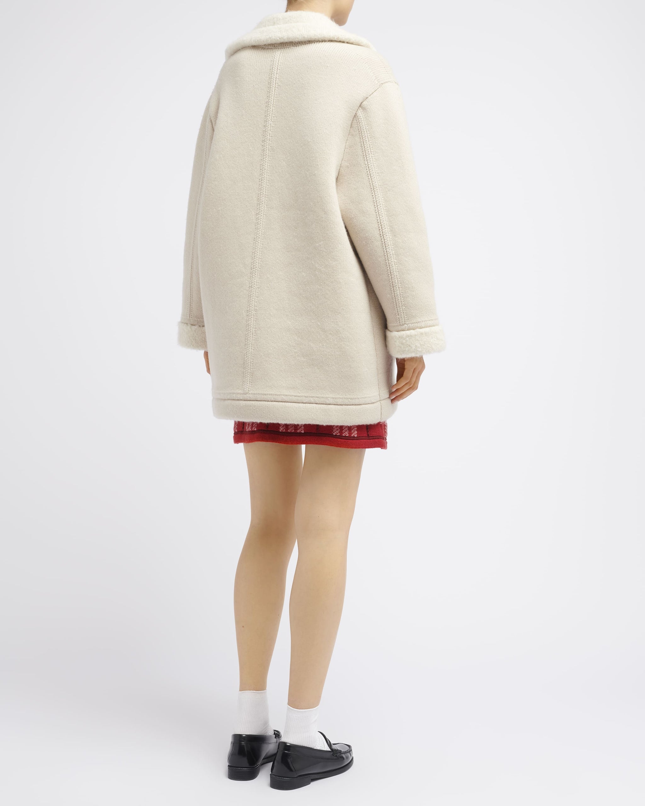 Manteau caban en cachemire et alpaga | Barrie - Barrie