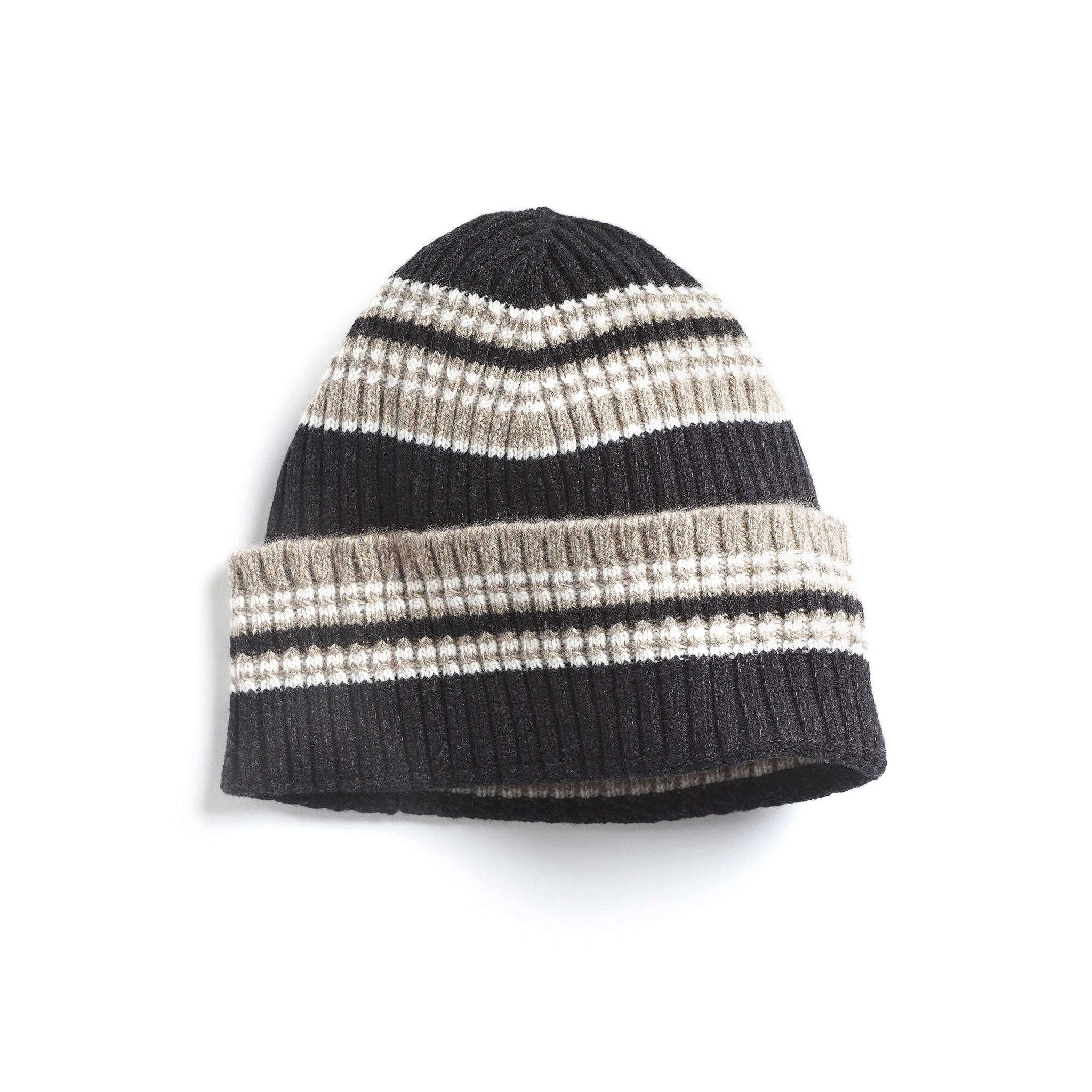 Beanie hat in flecked cashmere | Barrie - Barrie