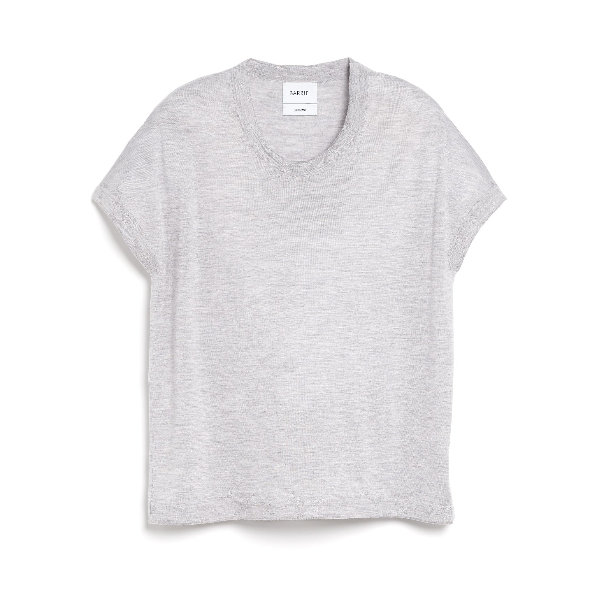 Top col rond en cachemire extra fin | Barrie - Barrie