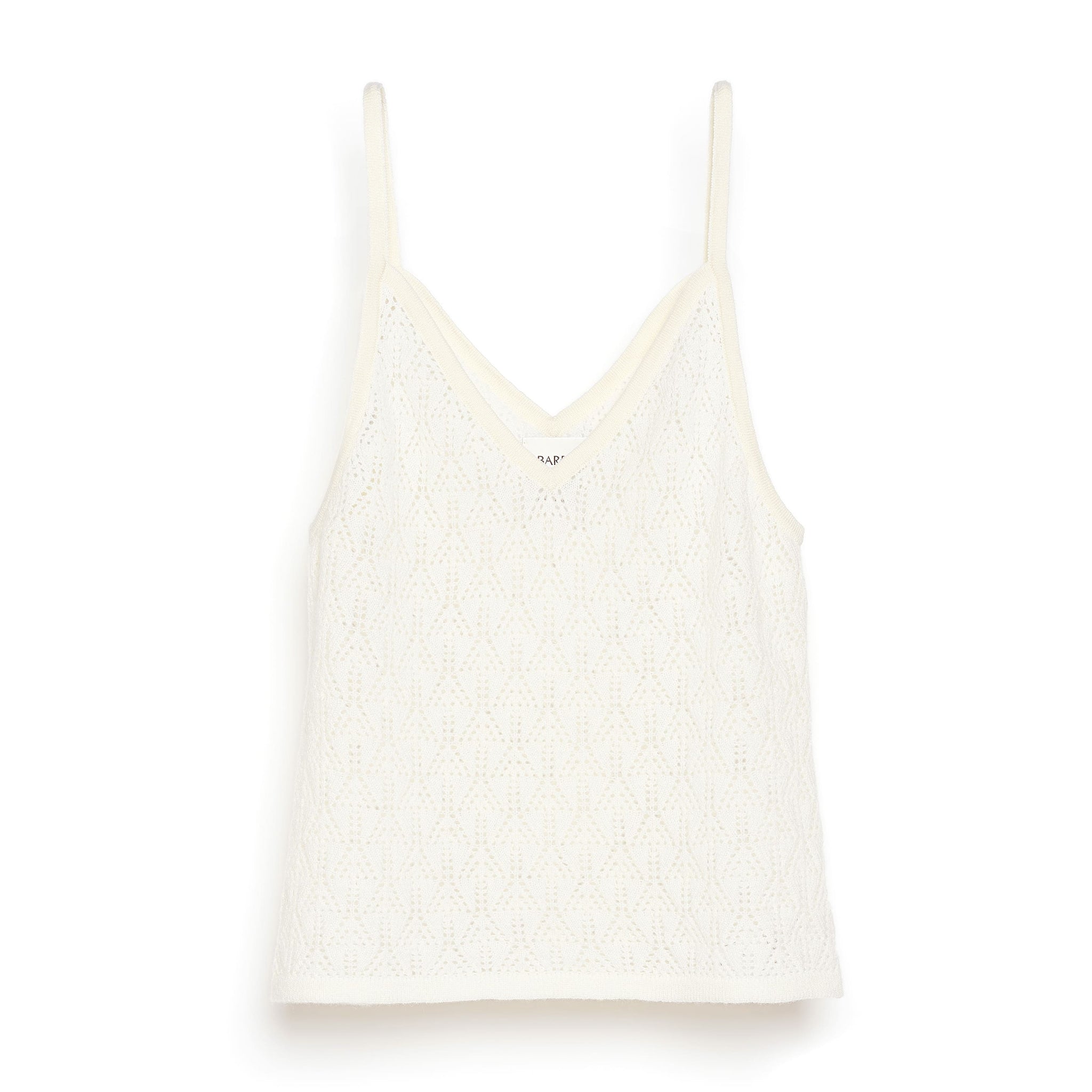 Strappy top in cashmere lace | Barrie - Barrie