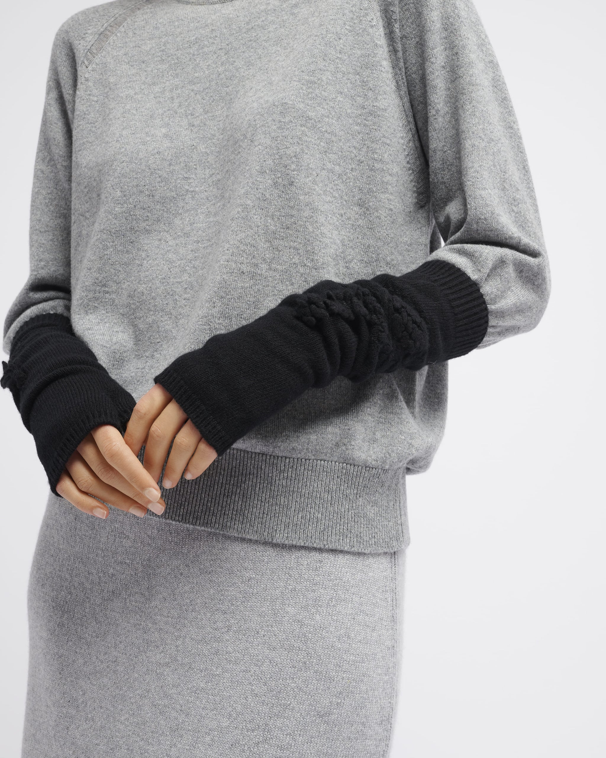 Cashmere fingerless gloves | Barrie - Barrie