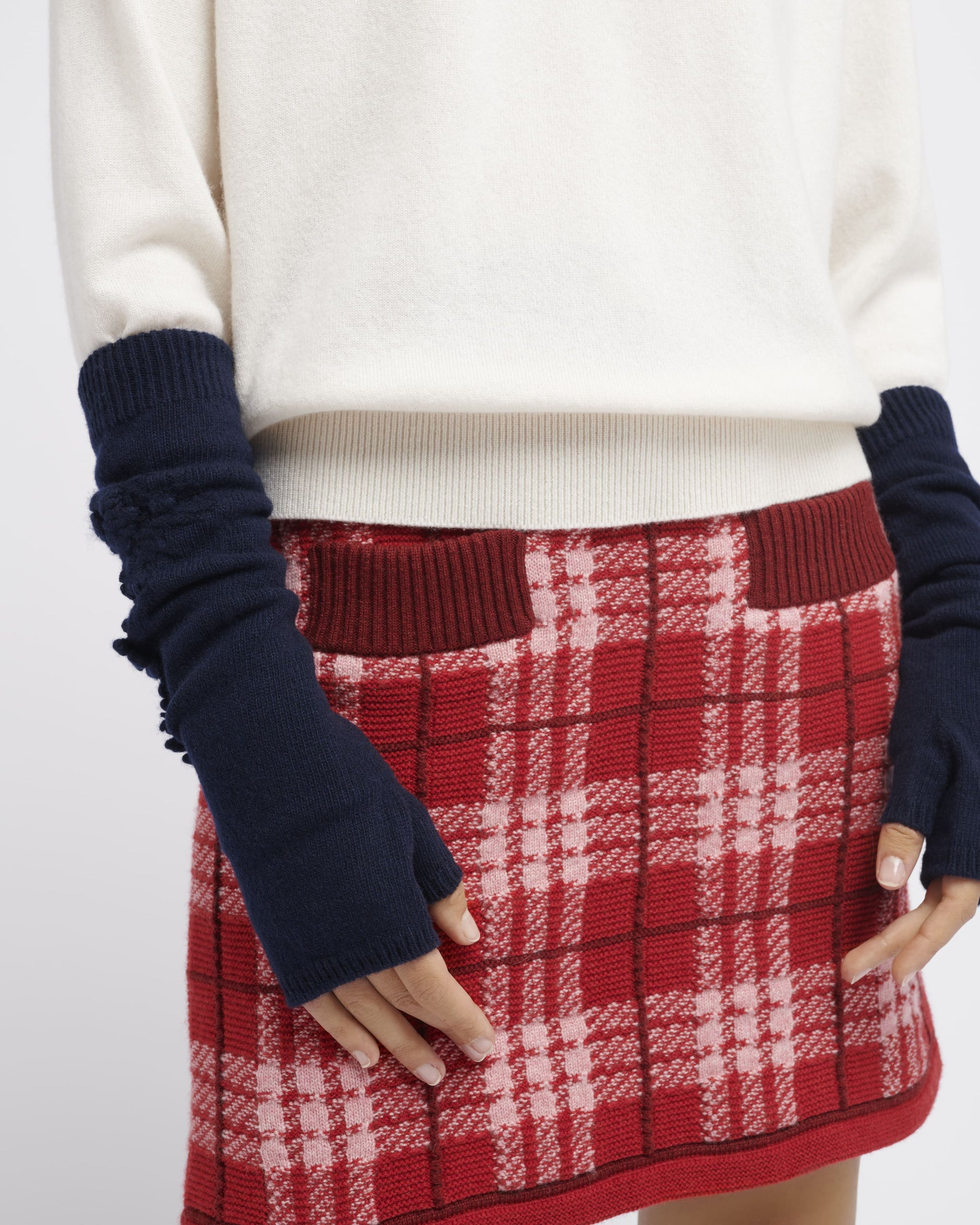 Cashmere fingerless gloves | Barrie - Barrie