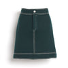 barrie Jupe Denim en cachemire et coton