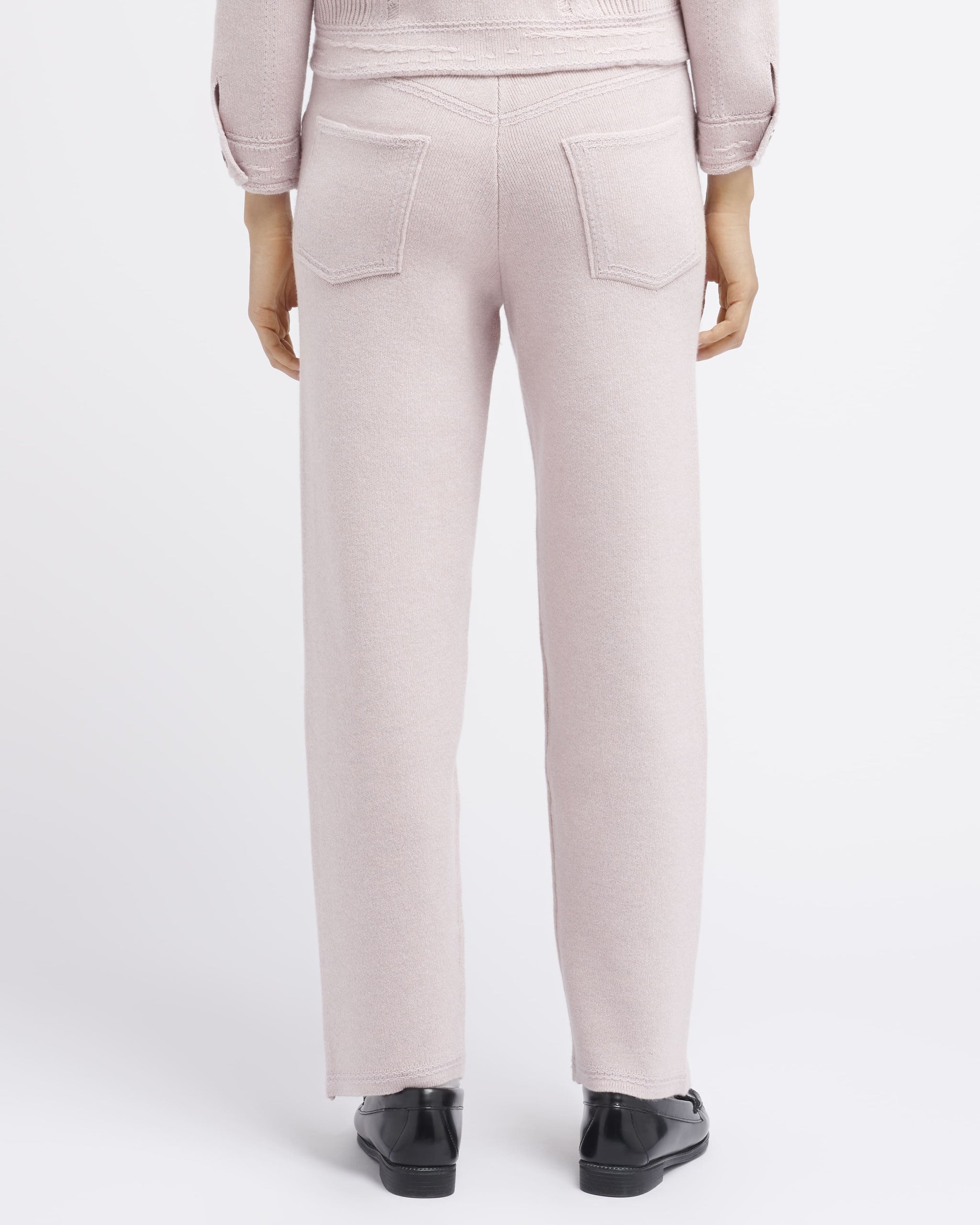 Pantalon Denim boyfriend en cachemire et coton | Barrie - Barrie