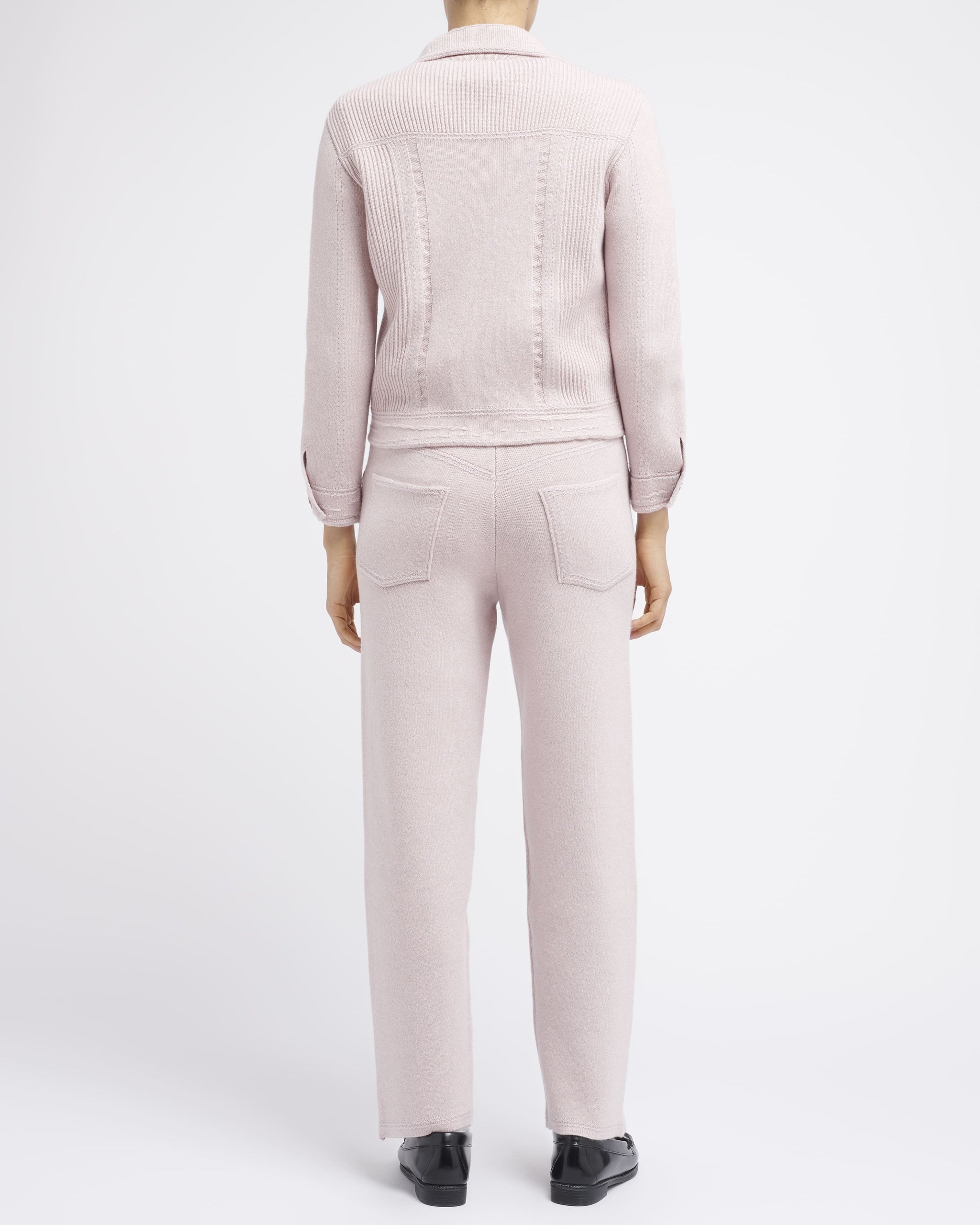 Pantalon Denim boyfriend en cachemire et coton | Barrie - Barrie