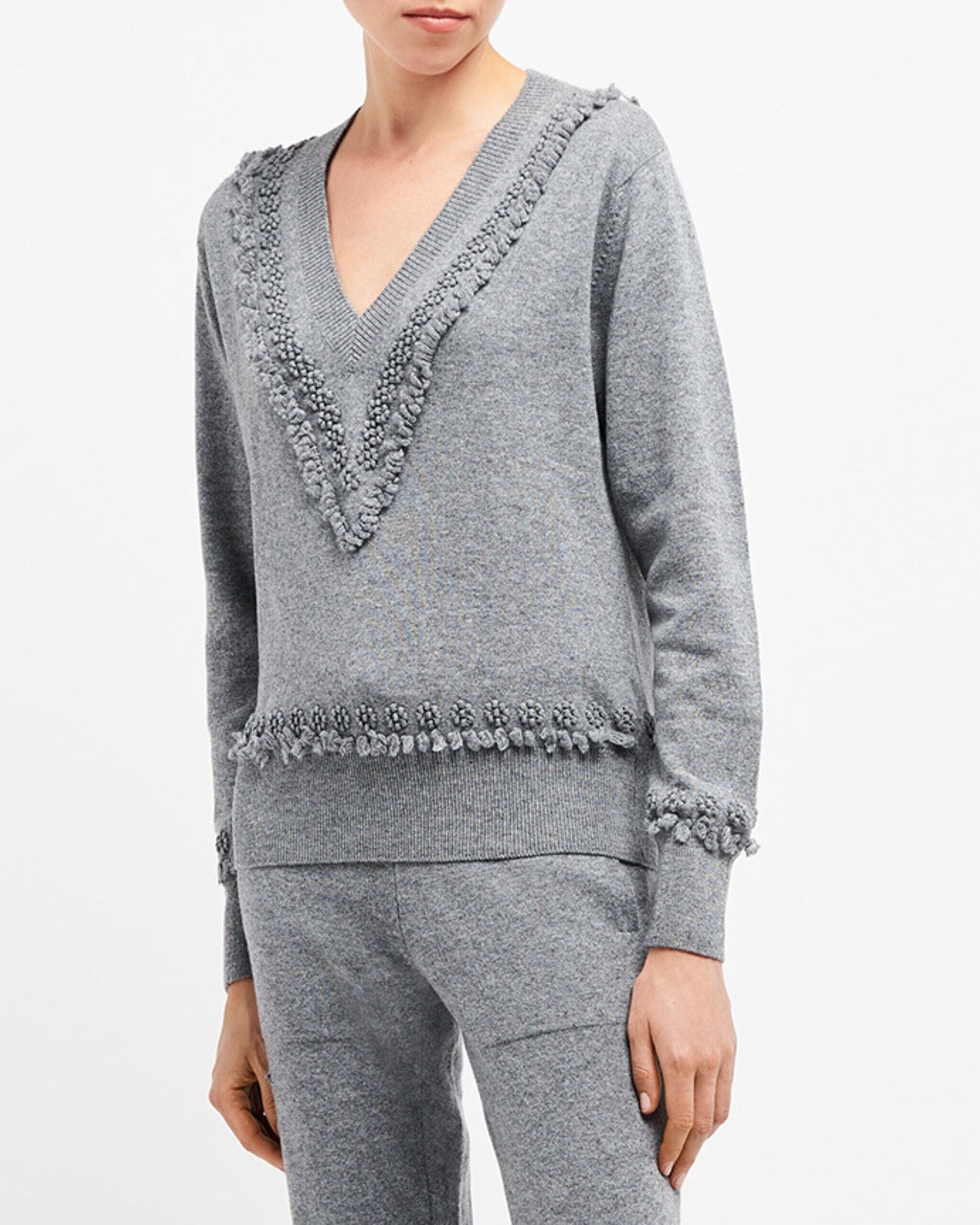 Timeless V-neck cashmere jumper | Barrie - Barrie
