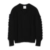 barrie Pull col V détail 3D en cachemire