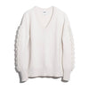 barrie Pull col V détail 3D en cachemire