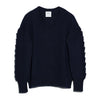barrie Pull col V détail 3D en cachemire