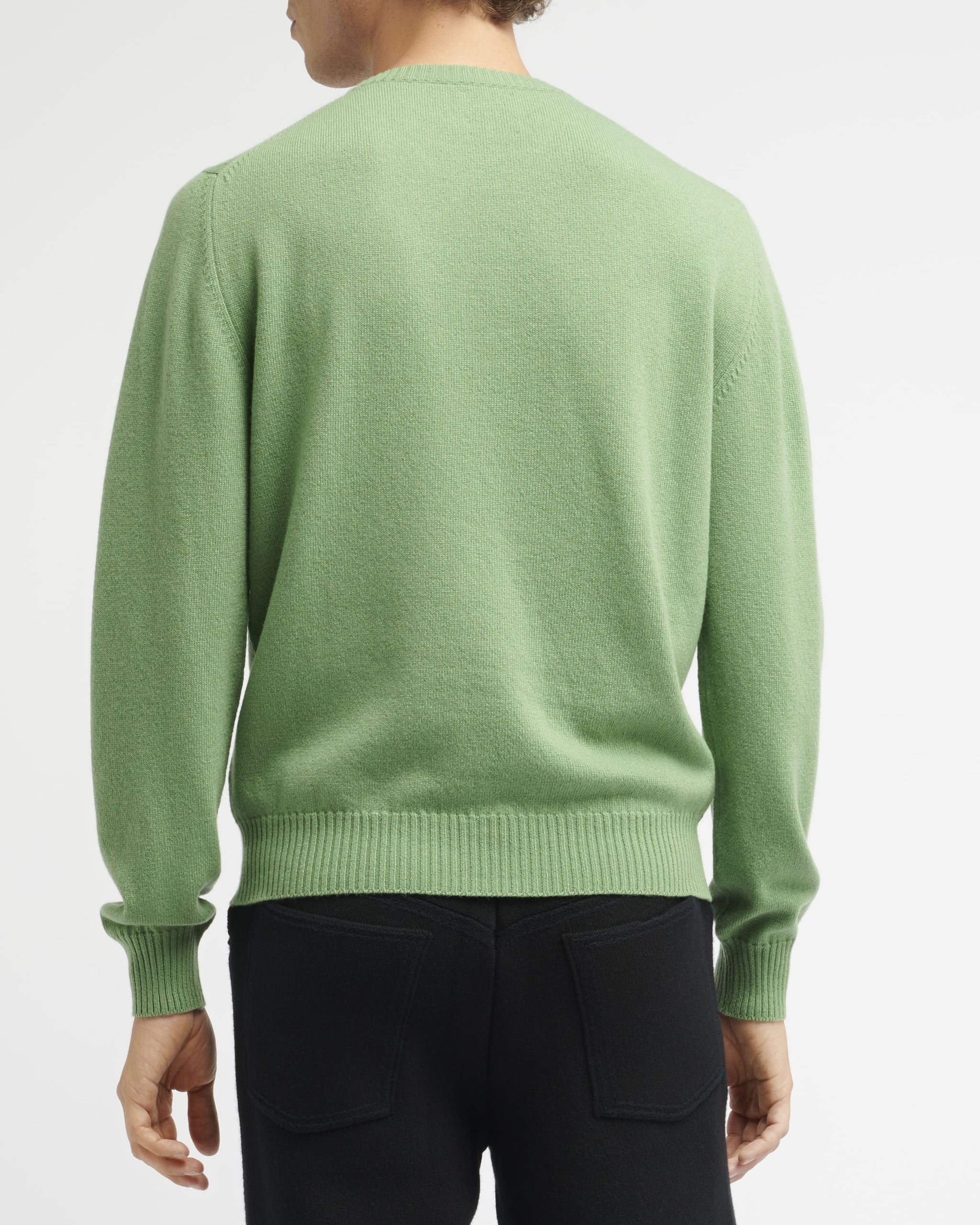 Pull col rond logo 3D en cachemire | Barrie - Barrie