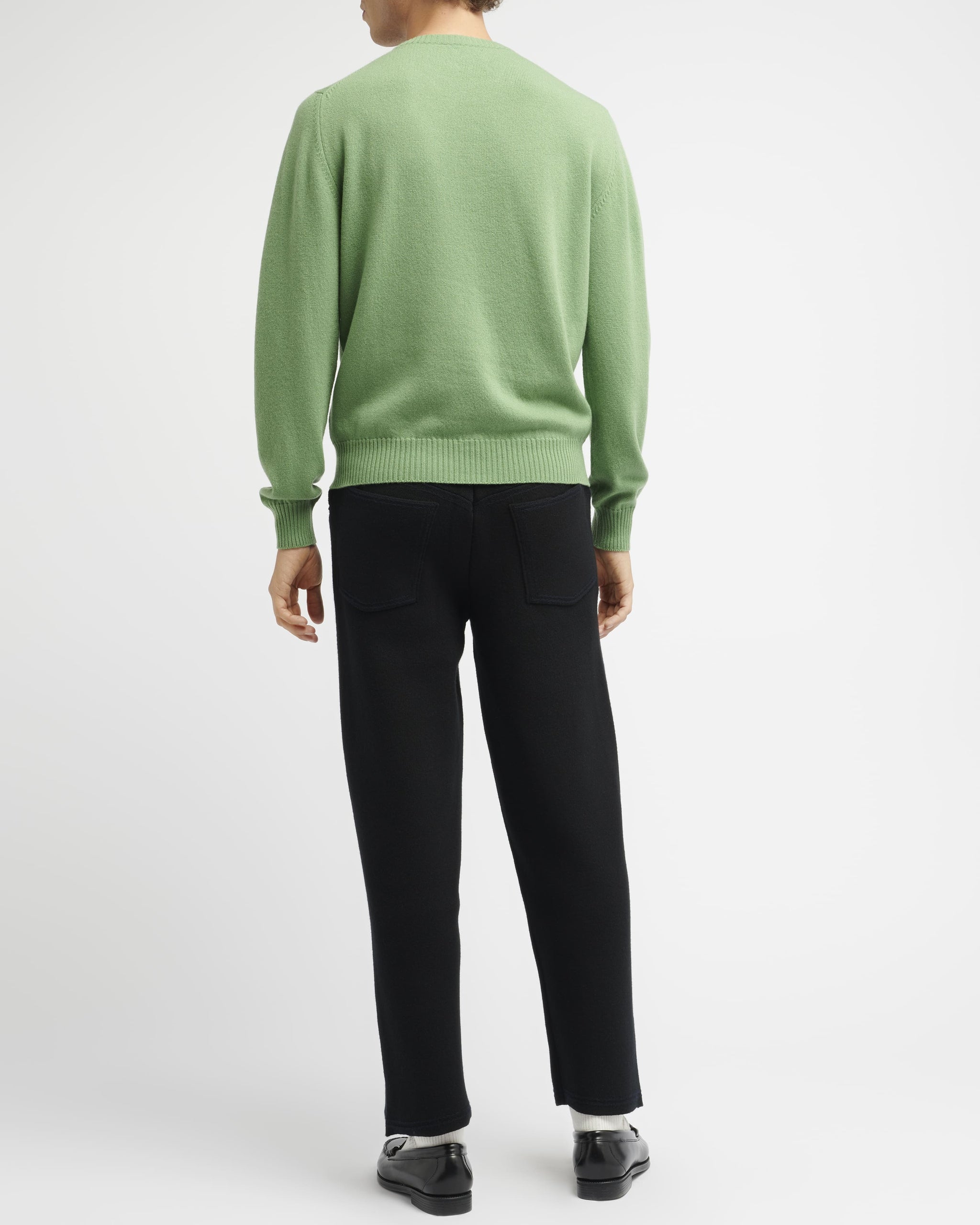 Pull col rond logo 3D en cachemire | Barrie - Barrie