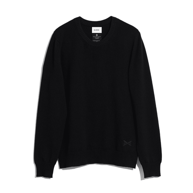 B Label round-neck cashmere jumper | Barrie - Barrie