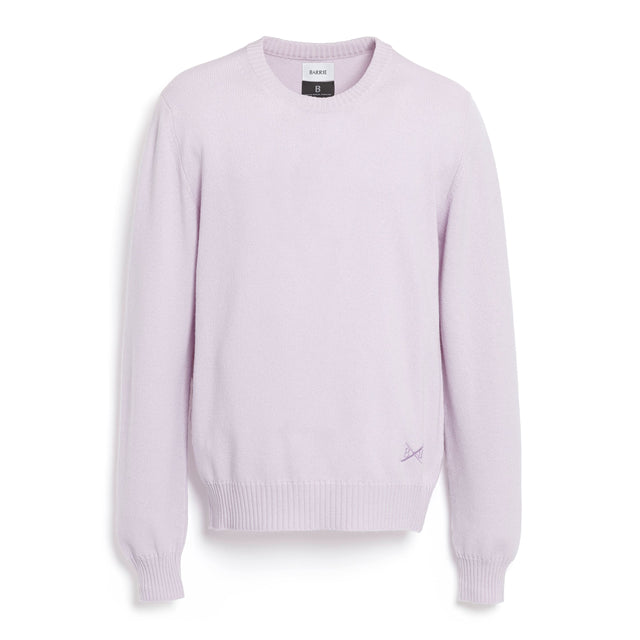 Round neck cashmere B Label jumper | Barrie - Barrie