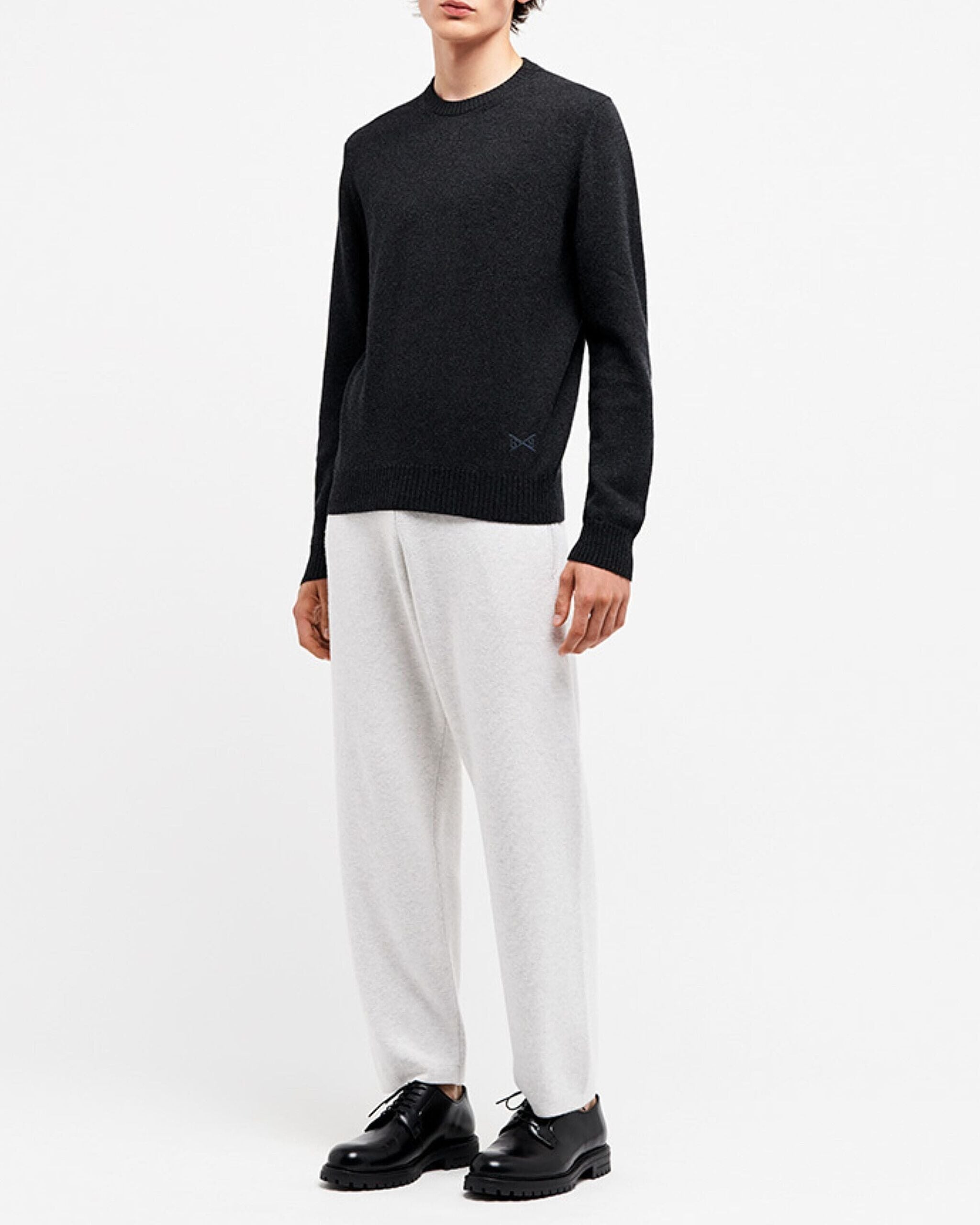 B Label round-neck cashmere jumper | Barrie - Barrie