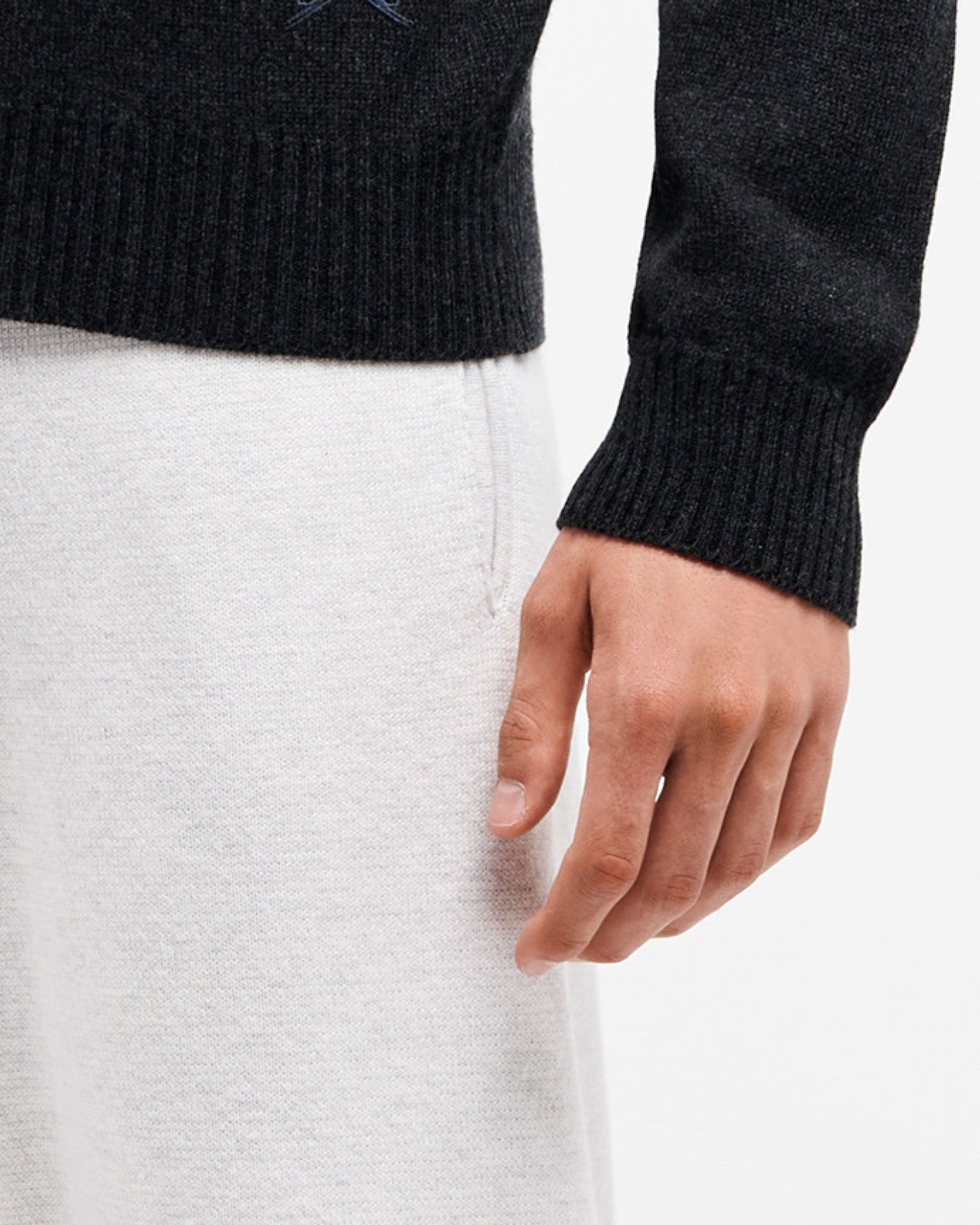 B Label round-neck cashmere jumper | Barrie - Barrie