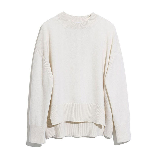 [RECTO] /☆ 24FW OVERSIZED NYLON DOWN JUMPER / WHITE GREY KATE Oversized Sweater – FFORME