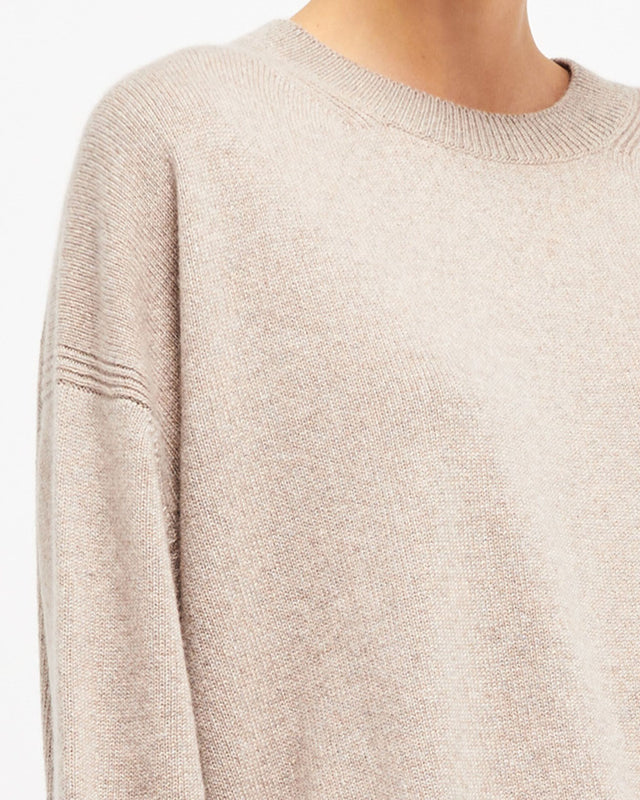 Pull col rond oversize en cachemire | Barrie - Barrie