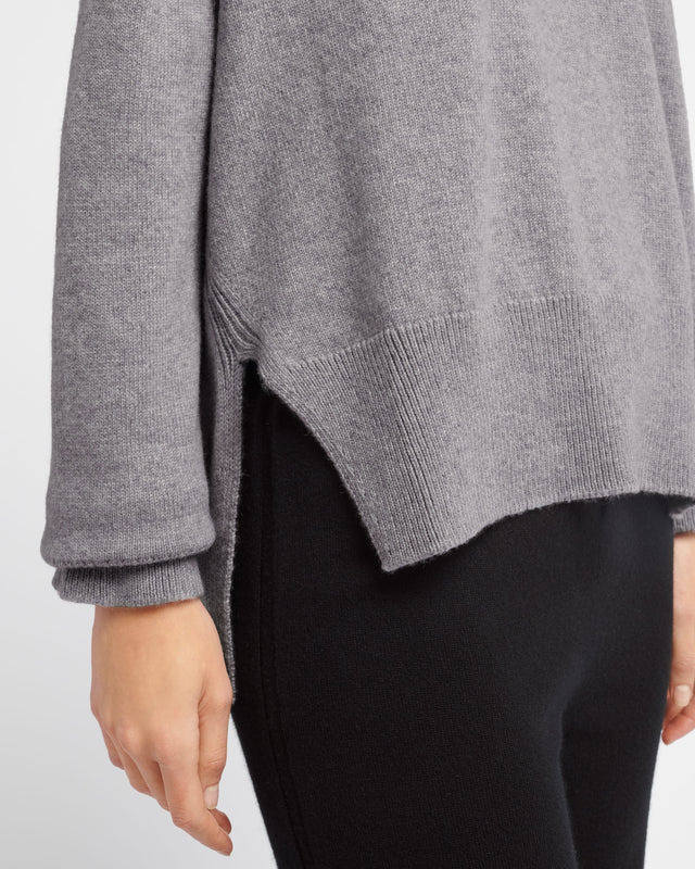 Pull col rond oversize en cachemire | Barrie - Barrie