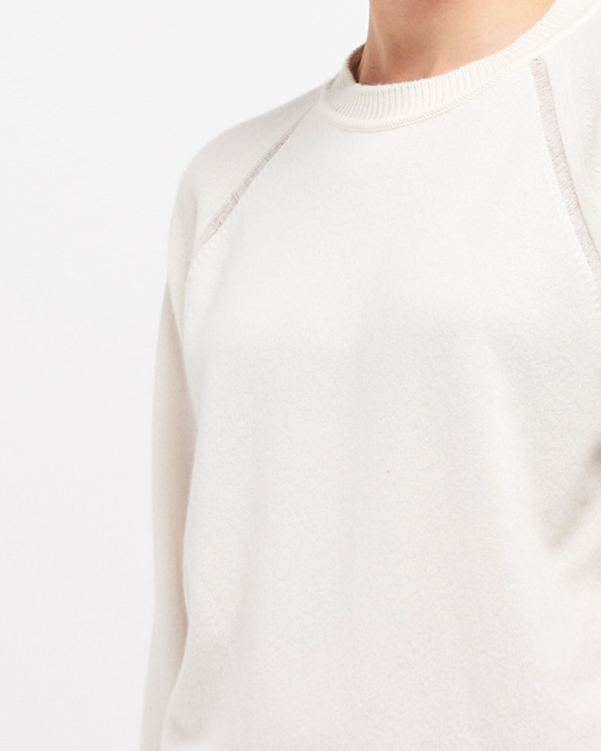 Cashmere round-neck jumper | Barrie - Barrie