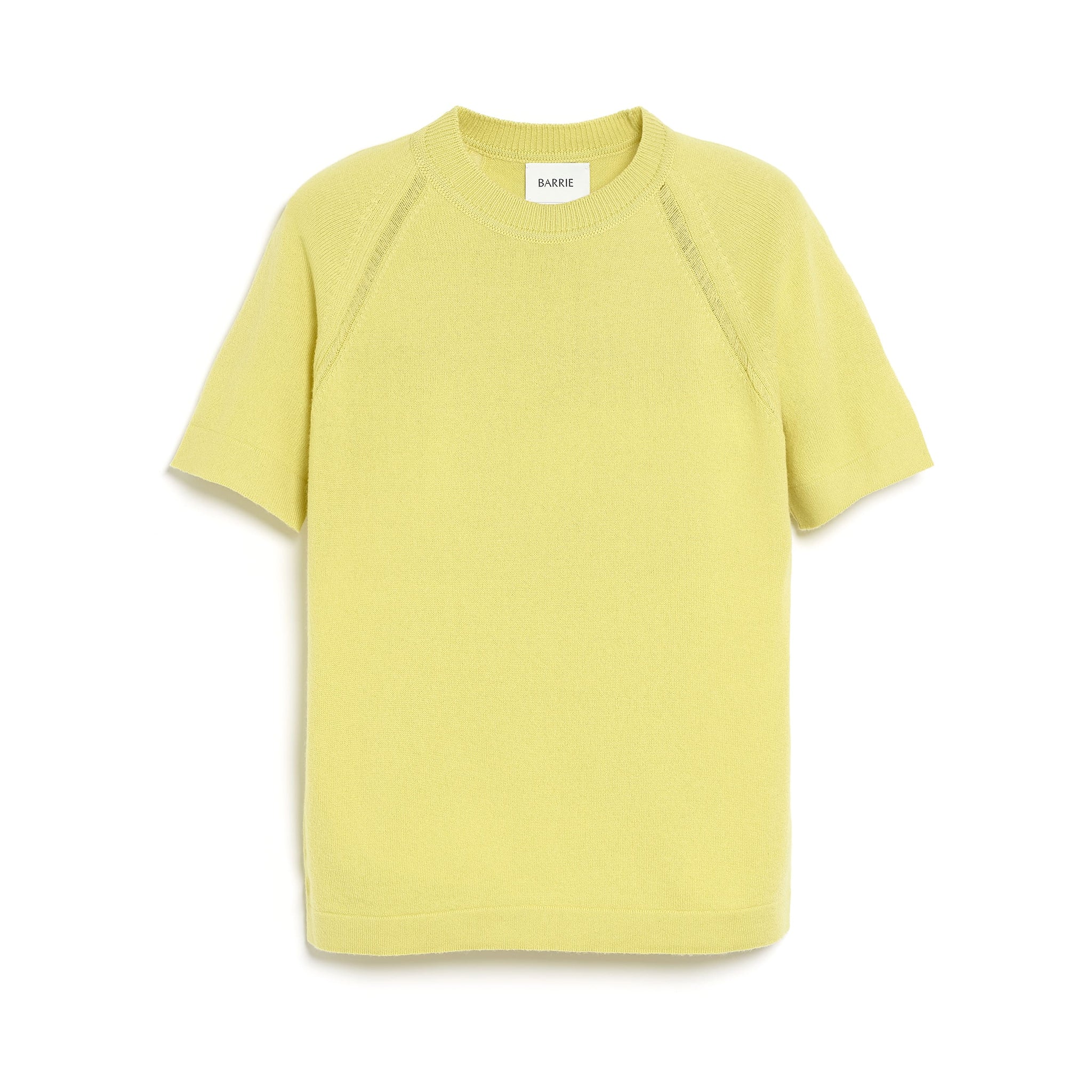 캐시미어 반소매 탑