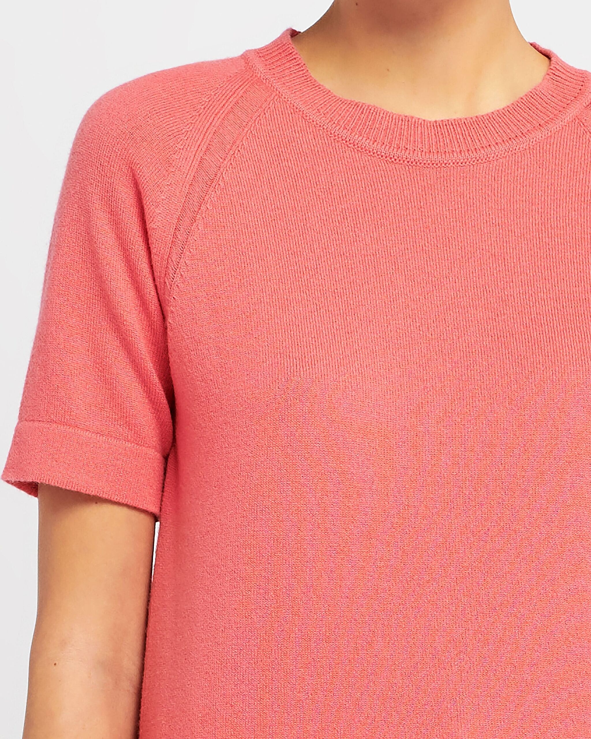 Briana Cotton Cashmere Ribbed Top