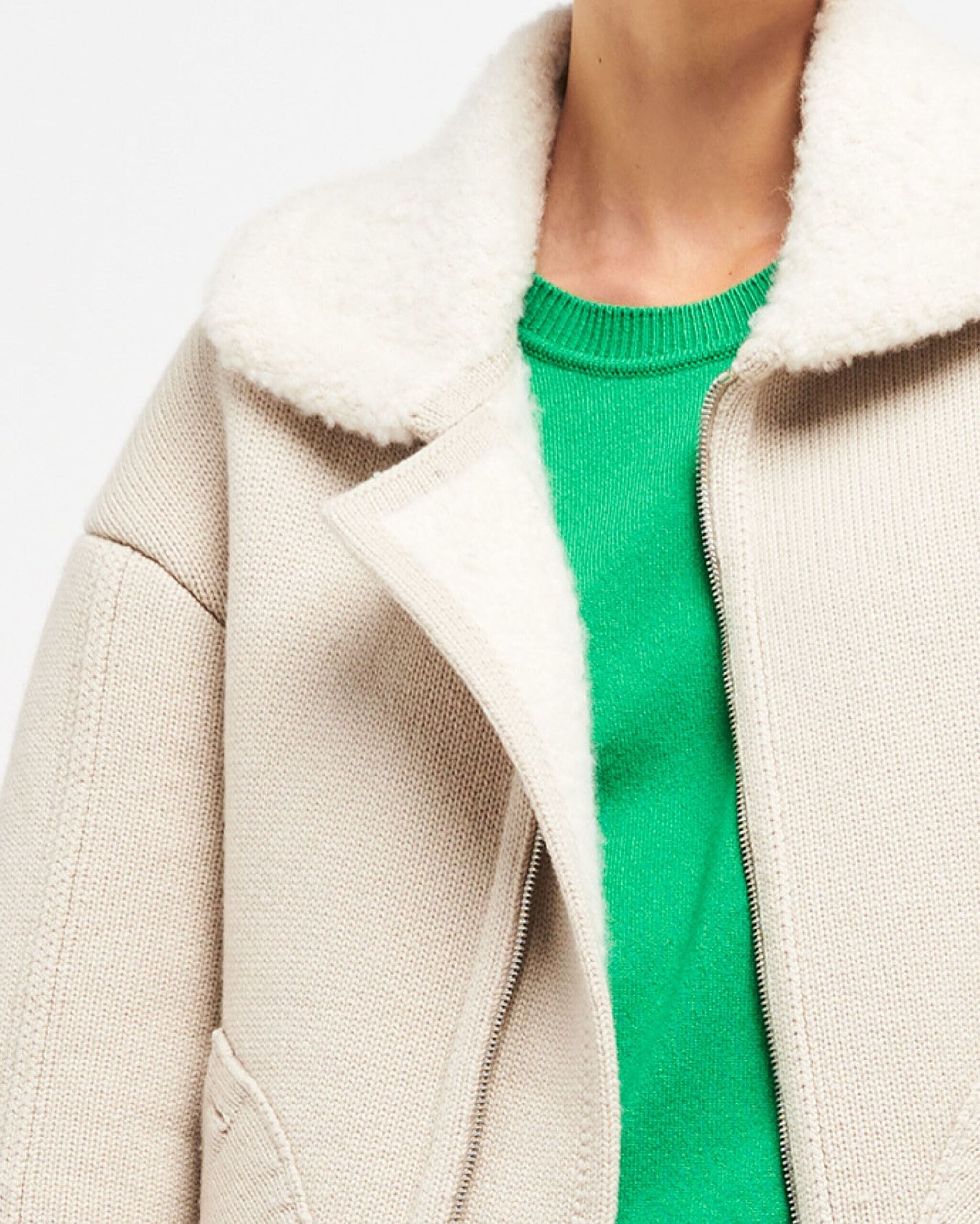 Cashmere and alpaca bomber jacket | Barrie - Barrie