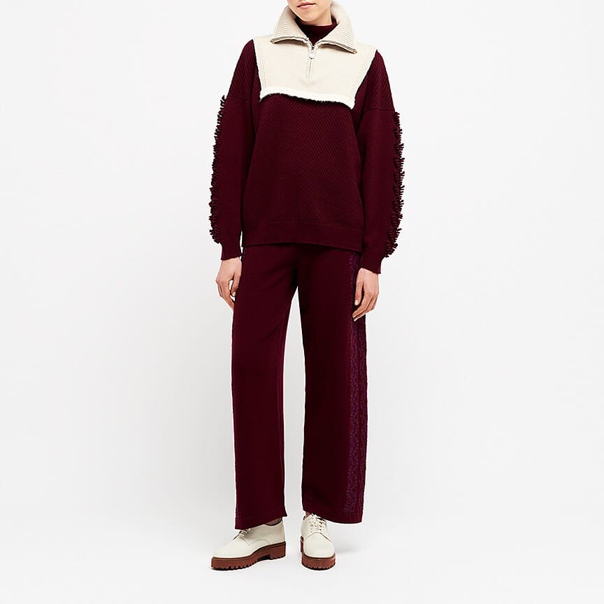 Col shearling en cachemire et alpaga | Barrie - Barrie