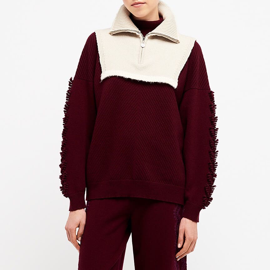 Col shearling en cachemire et alpaga | Barrie - Barrie