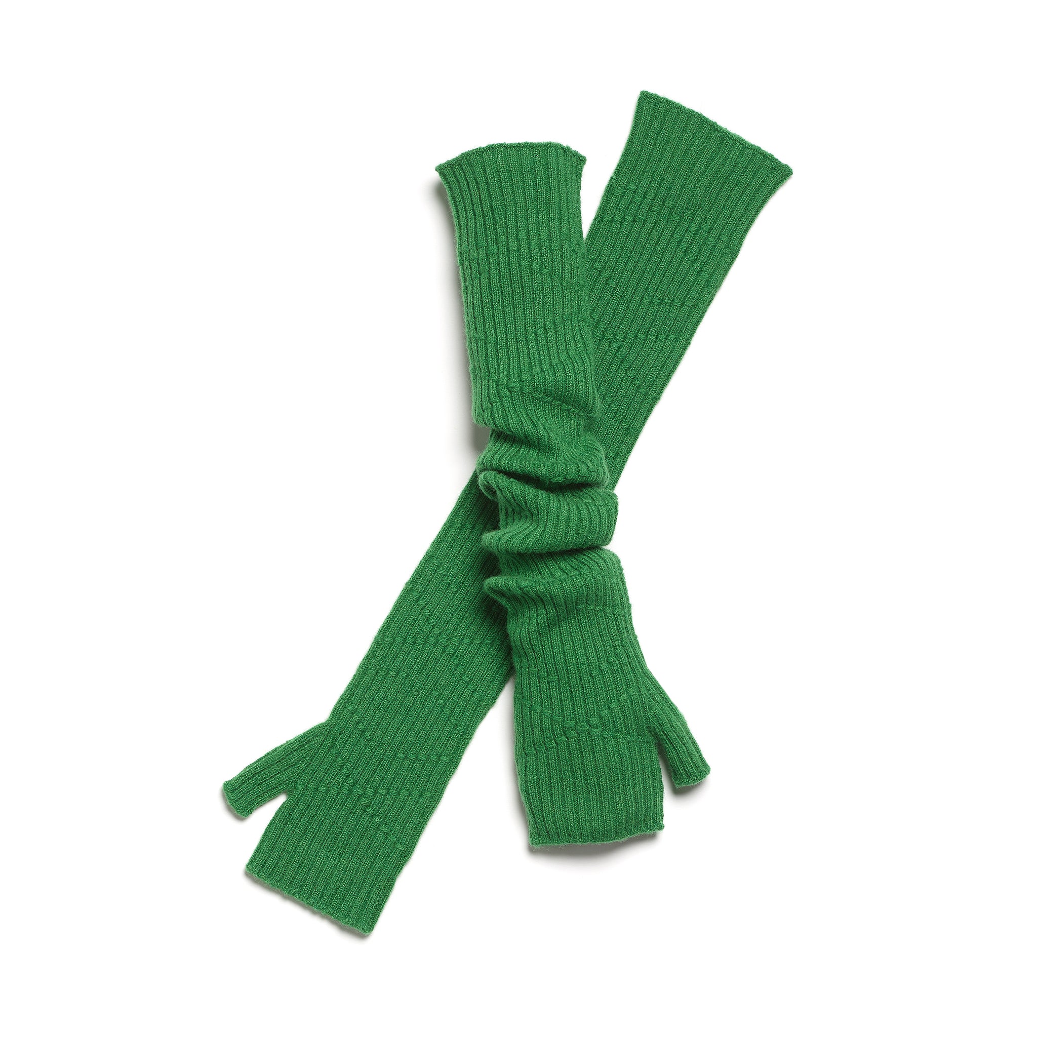 Long cashmere fingerless gloves | Barrie - Barrie