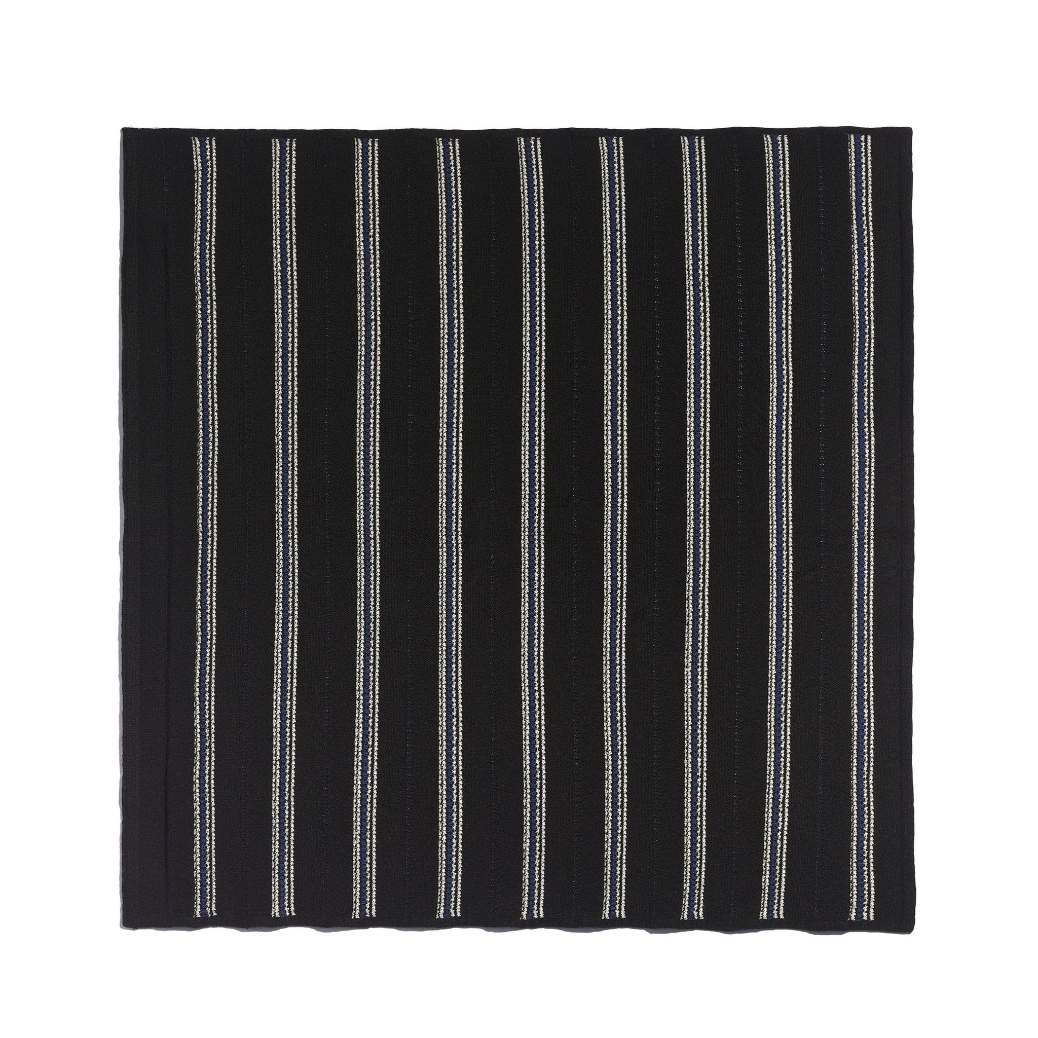 Striped cashmere and cotton foulard | Barrie - Barrie