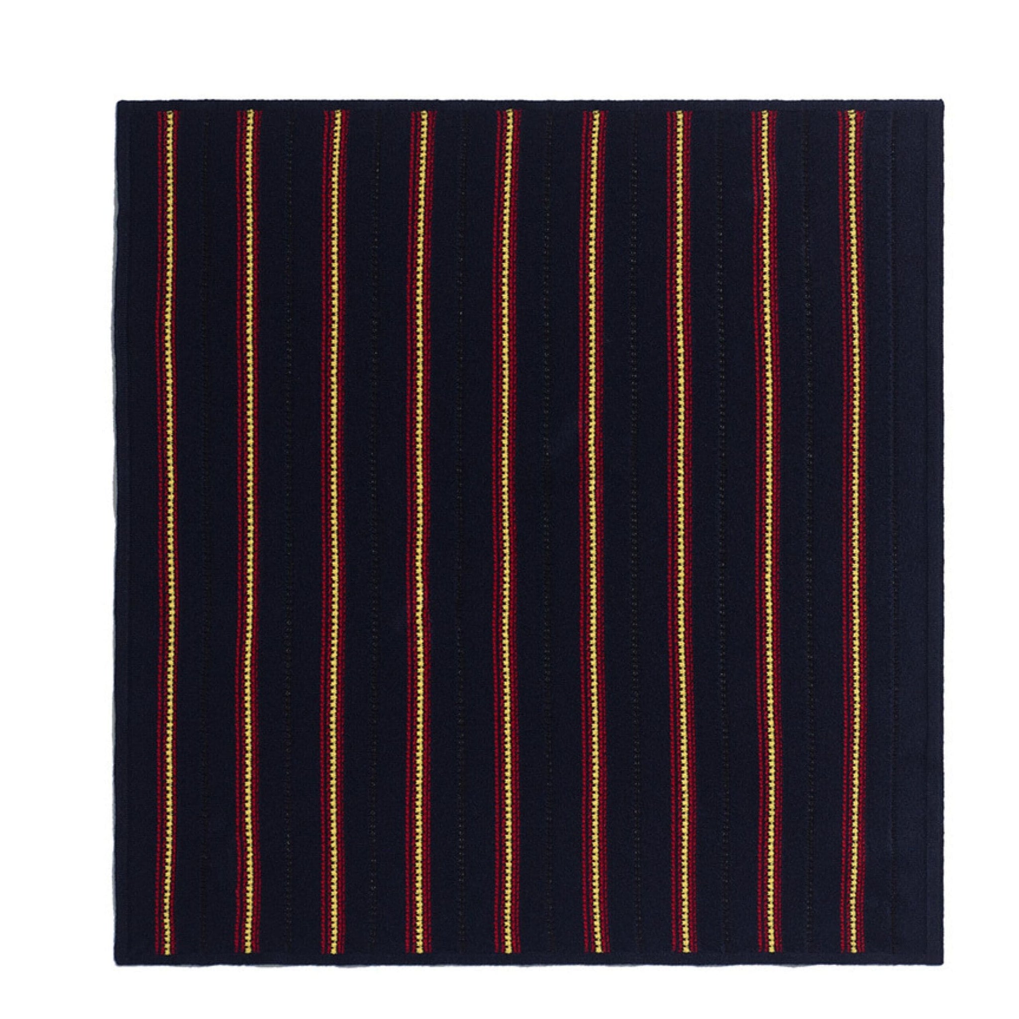 Striped cashmere and cotton foulard | Barrie - Barrie