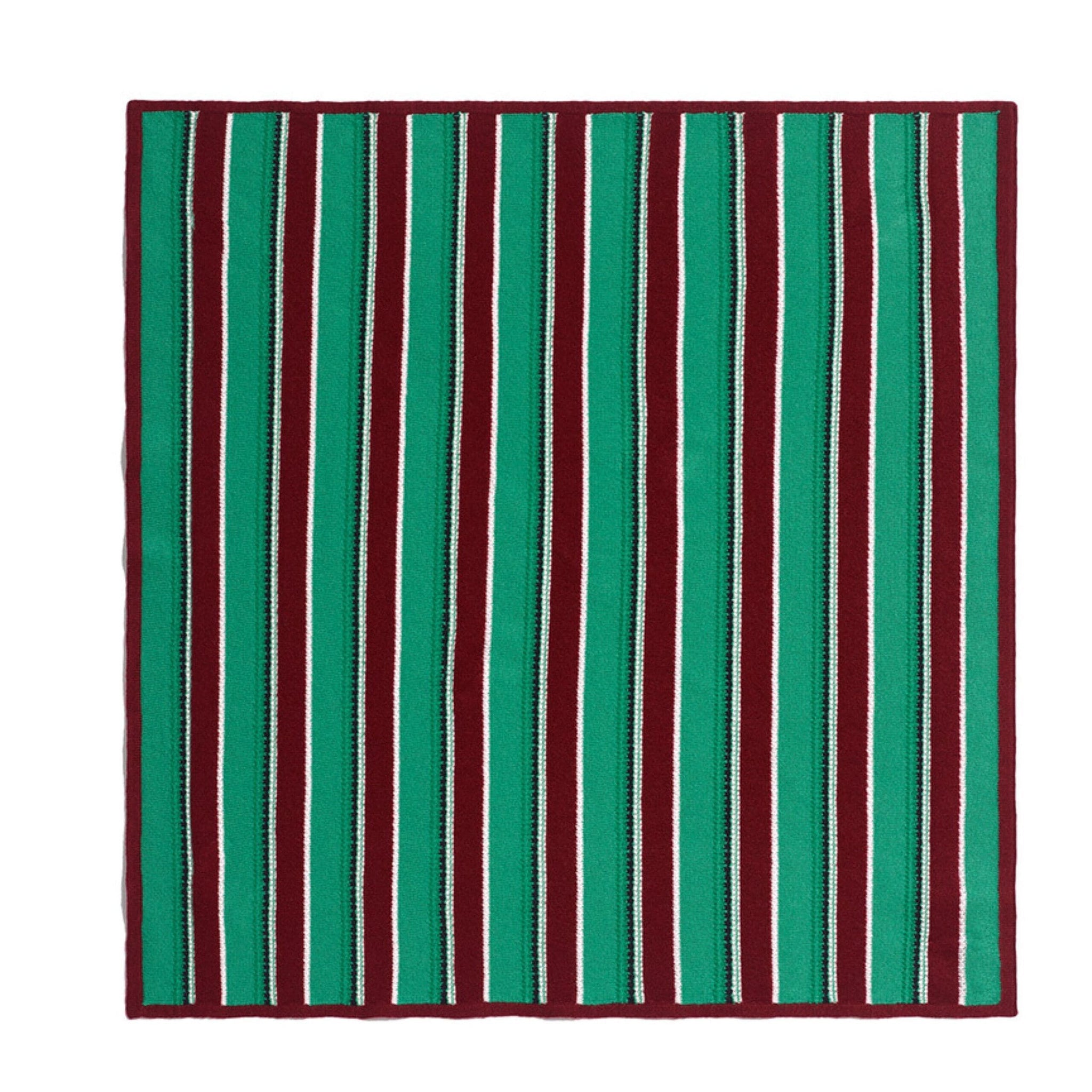 Striped cashmere and cotton foulard | Barrie - Barrie