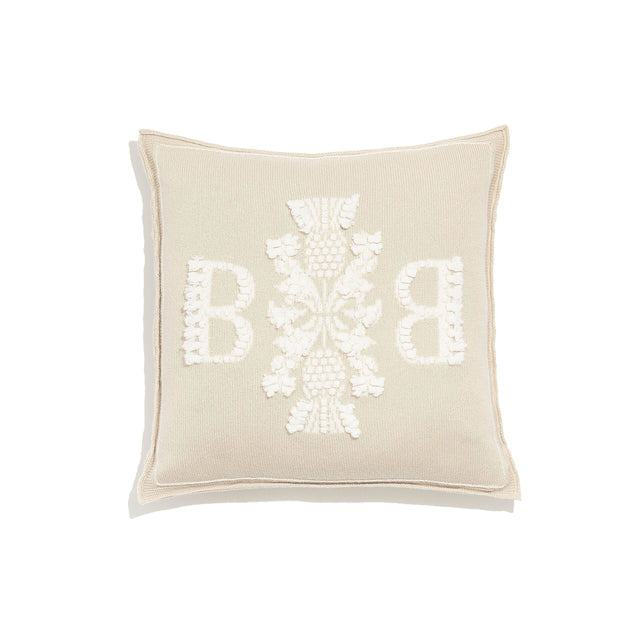 Barrie logo cashmere cushion | Barrie - Barrie