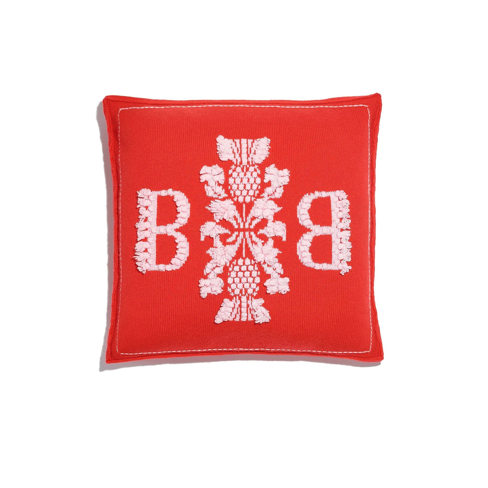 Barrie logo cashmere cushion | Barrie - Barrie
