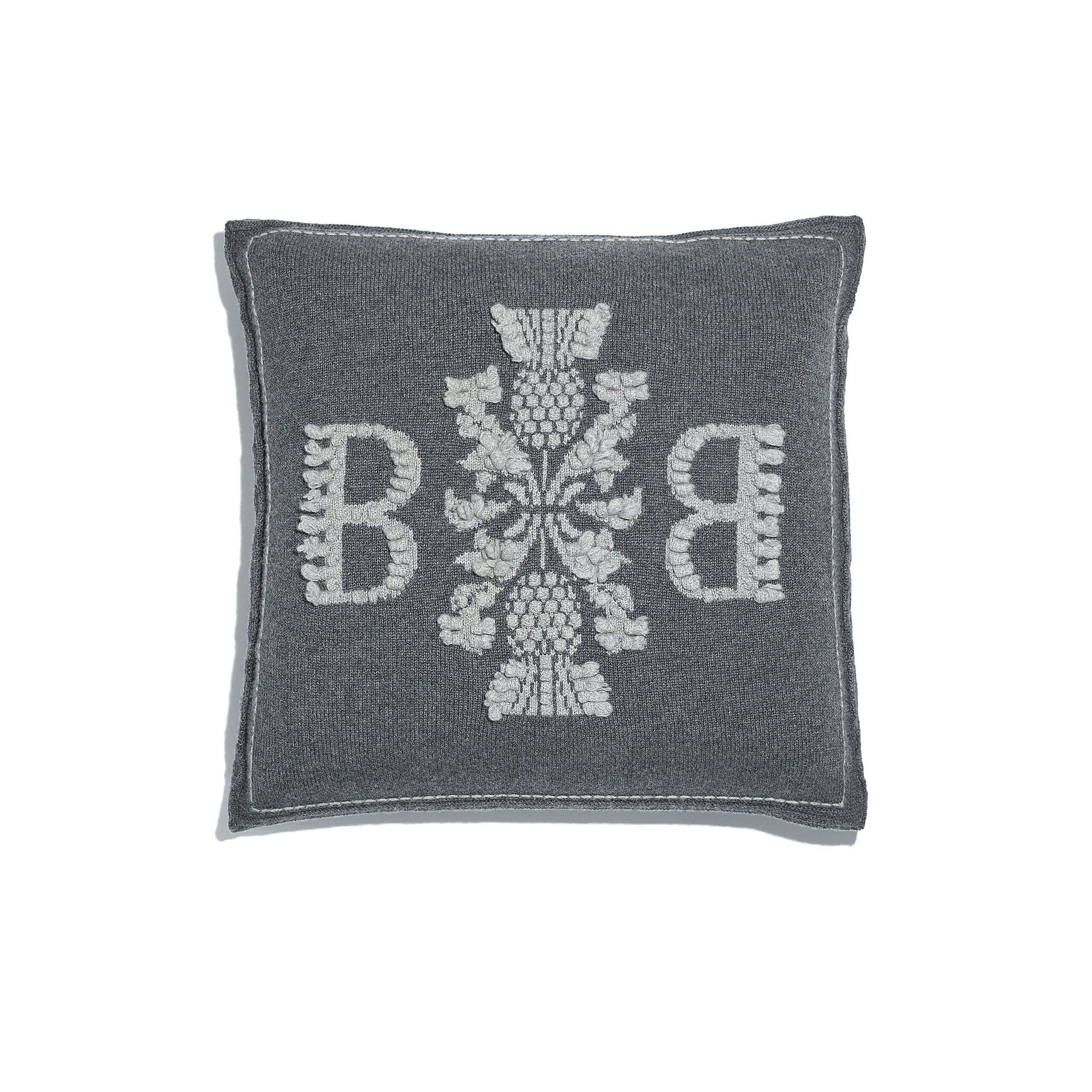 Barrie logo cashmere cushion | Barrie - Barrie