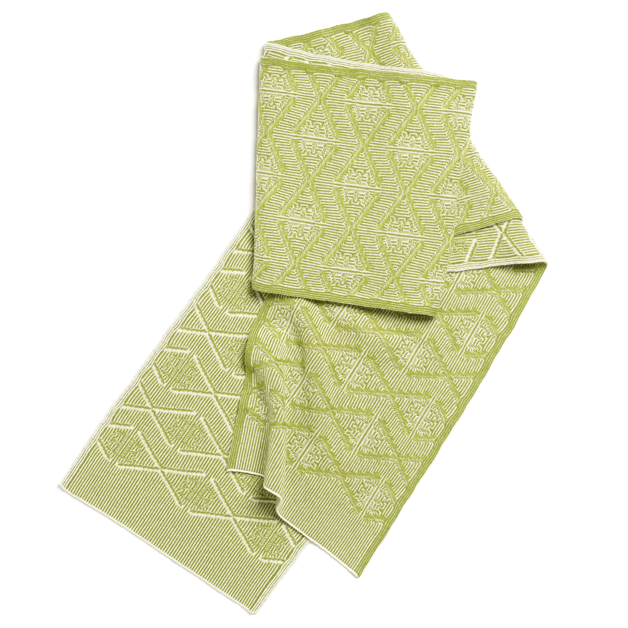 Scarf in cashmere with a monogram motif | Barrie - Barrie